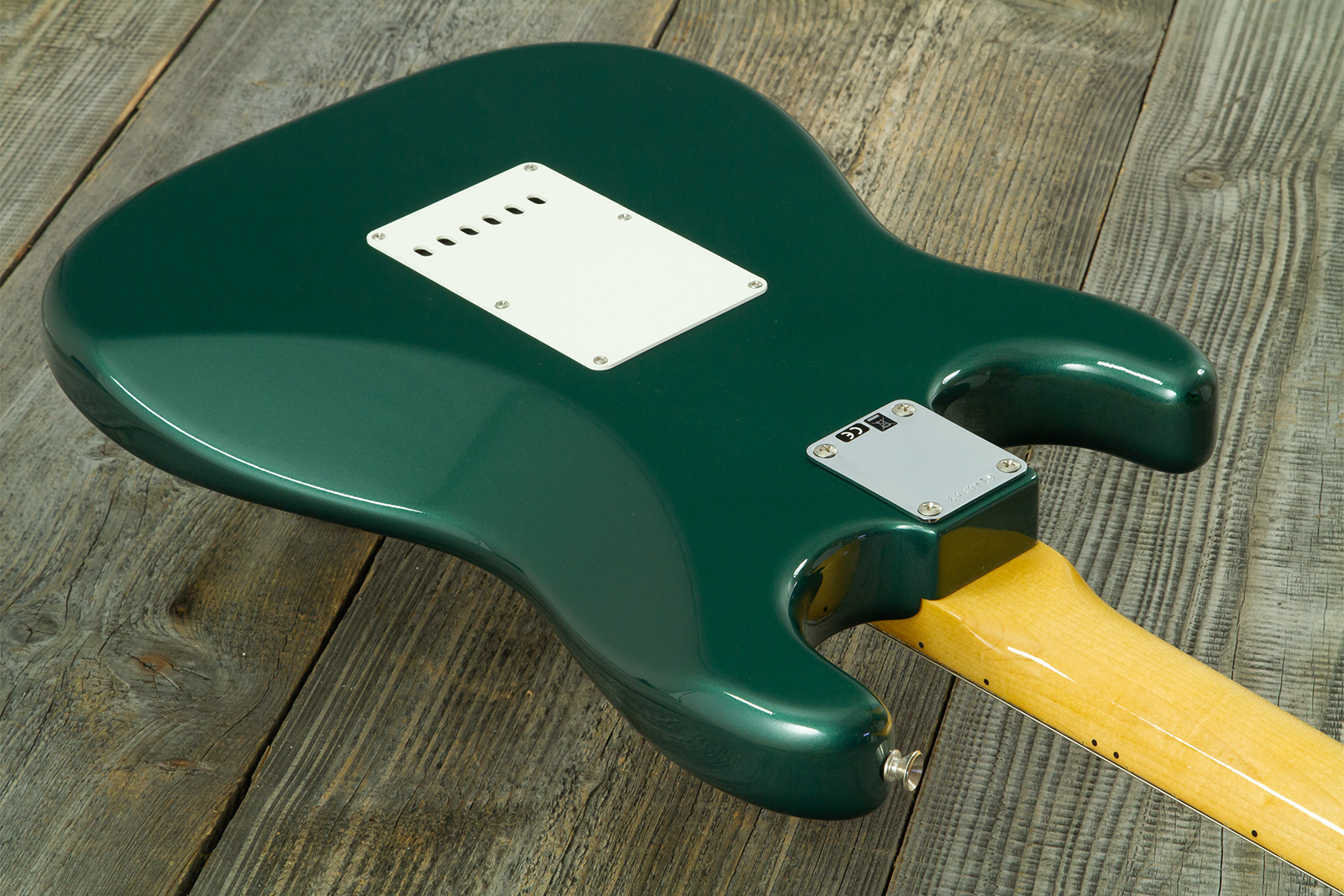 Fender Custom Shop Strat 1962 Vintage Custom 3s Trem Mn #r146869 - Time Capsule Sherwood Green Metallic - E-Gitarre in Str-Form - Variation 7