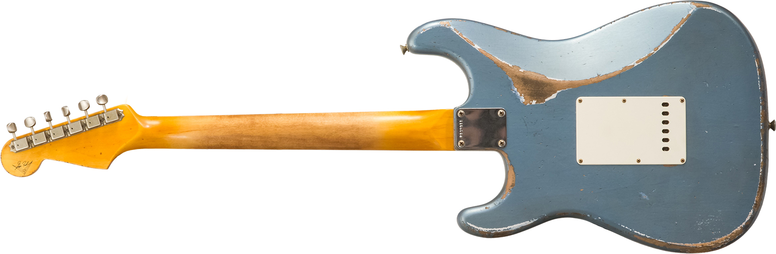 Fender Custom Shop Strat 1963 3s Trem Rw #r139911 - Relic Lake Placid Blue - E-Gitarre in Str-Form - Variation 1