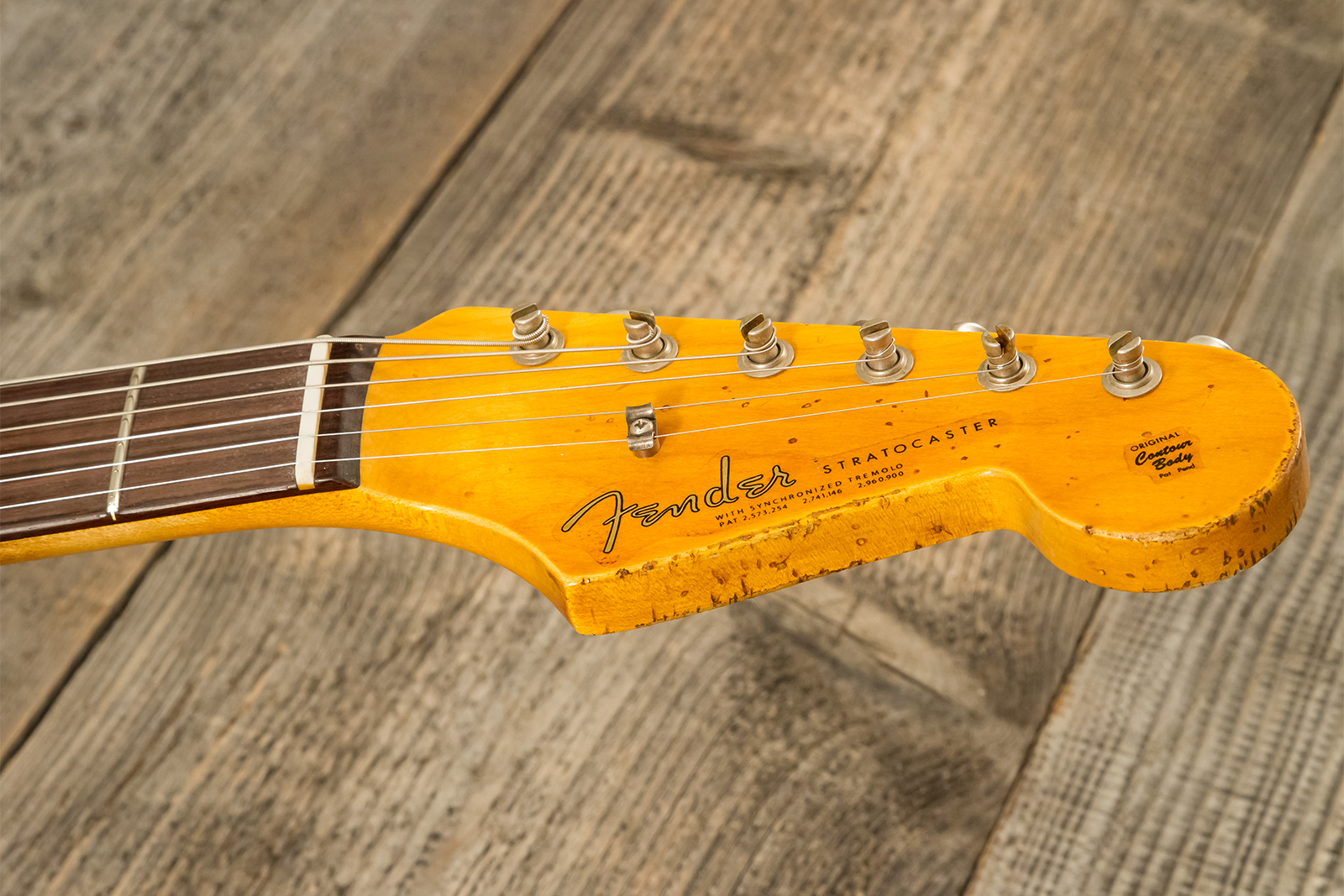 Fender Custom Shop Strat 1963 3s Trem Rw #r139911 - Relic Lake Placid Blue - E-Gitarre in Str-Form - Variation 6