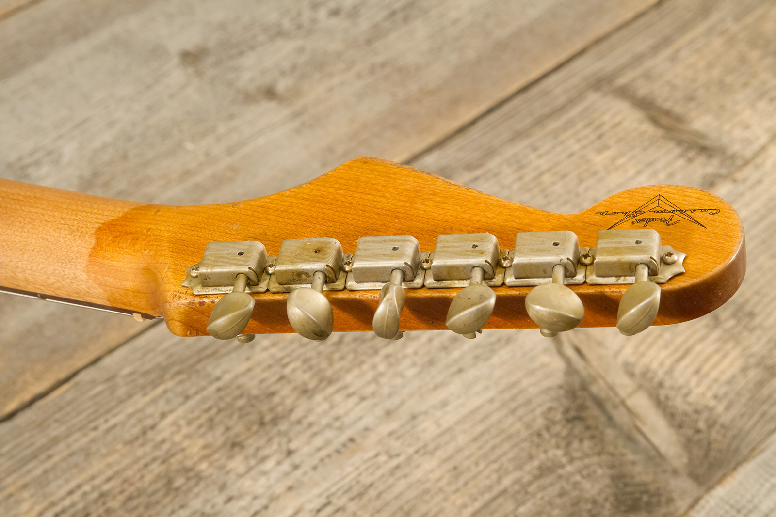Fender Custom Shop Strat 1963 3s Trem Rw #r141255 - Super Heavy Relic Sparkle 3-color Sunburst - E-Gitarre in Str-Form - Variation 13