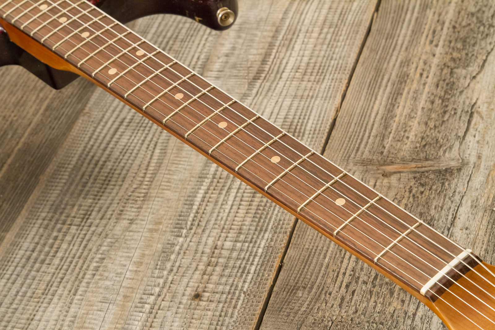 Fender Custom Shop Strat 1963 3s Trem Rw #r141255 - Super Heavy Relic Sparkle 3-color Sunburst - E-Gitarre in Str-Form - Variation 7