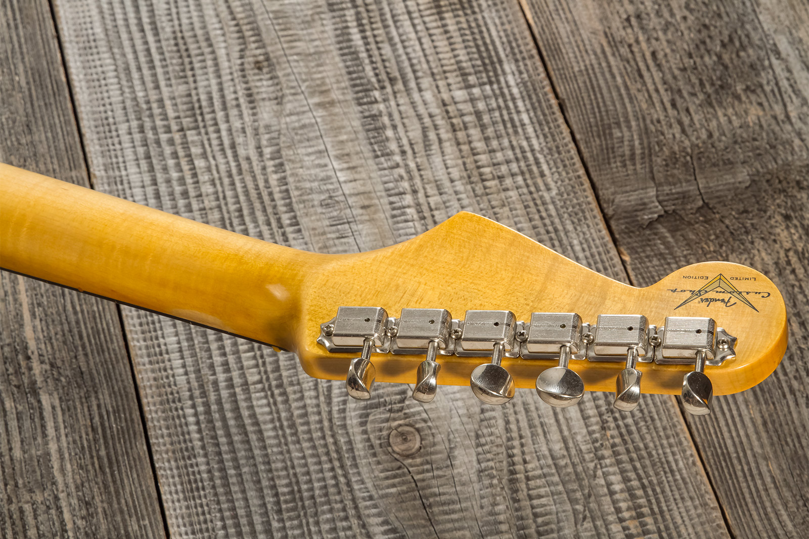 Fender Custom Shop Strat 1964 3s Trem Rw #cz570381 - Journeyman Relic Aged Surf Green - E-Gitarre in Str-Form - Variation 8