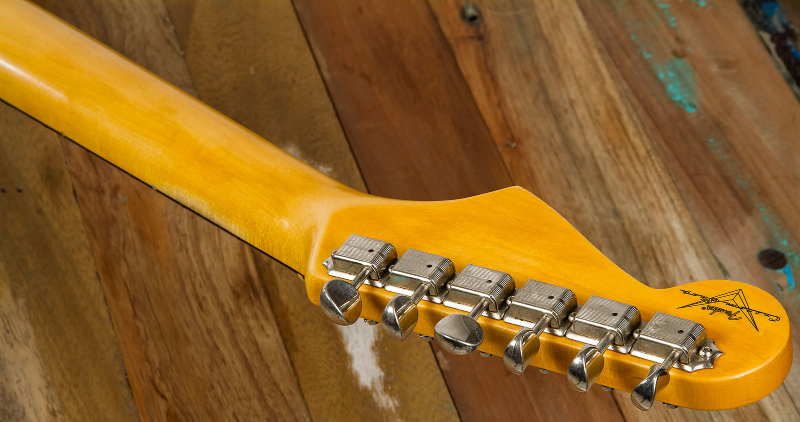 Fender Custom Shop Strat 1964 Rw #r114936 - Journeyman Relic 3-color Sunburst - E-Gitarre in Str-Form - Variation 6