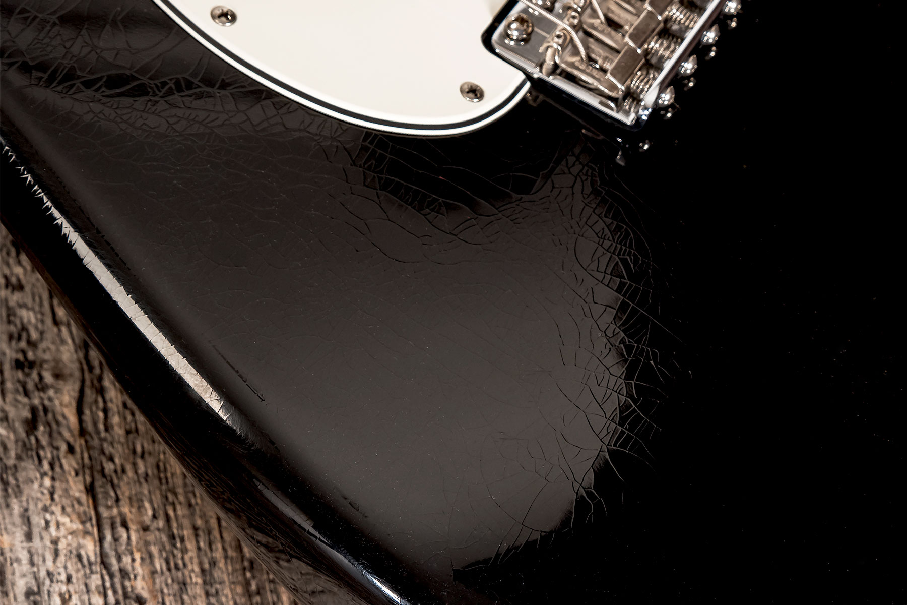 Fender Custom Shop Strat 1969 3s Trem Mn #r127670 - Closet Classic Black - E-Gitarre in Str-Form - Variation 4