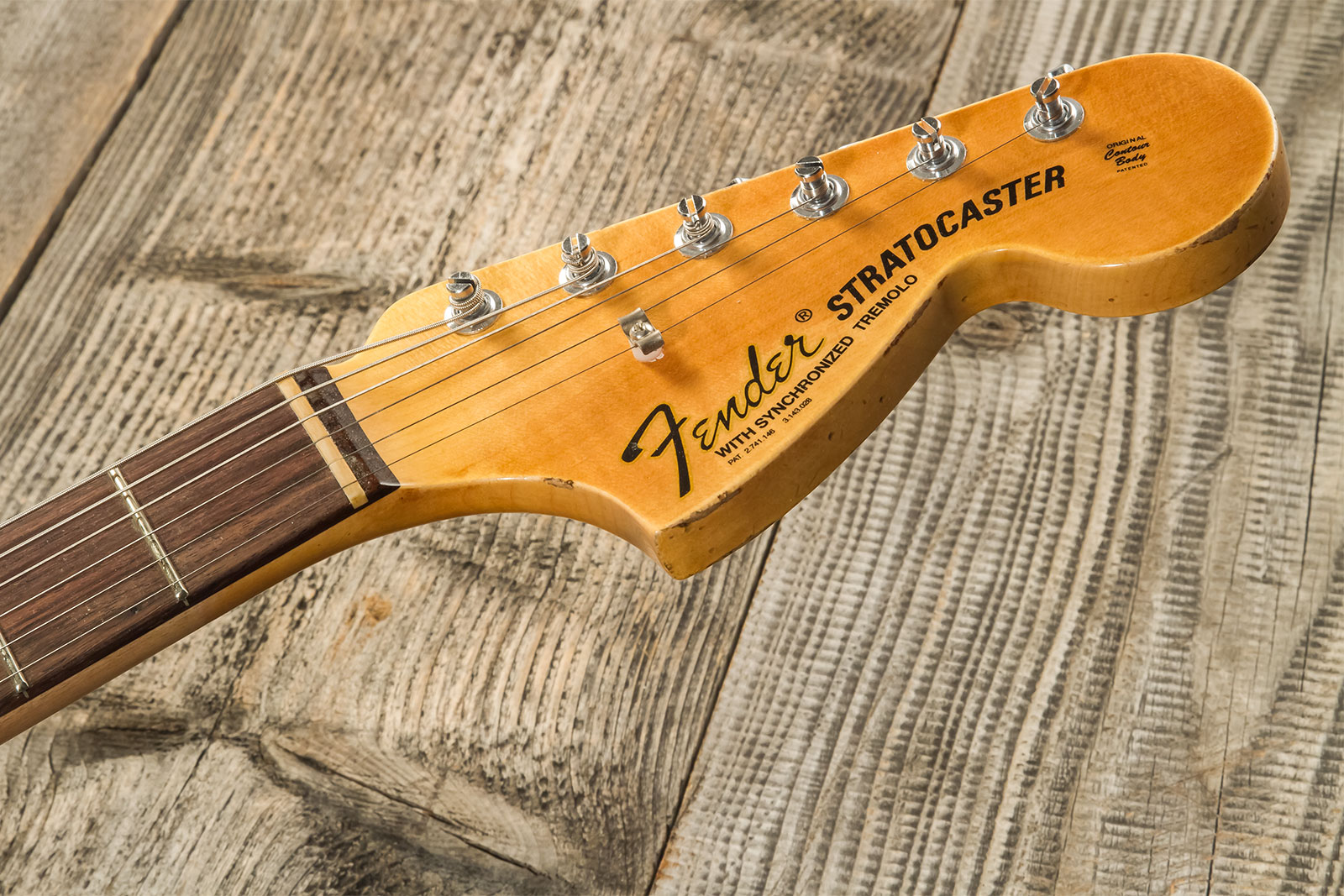 Fender Custom Shop Strat 1969 3s Trem Rw #r132166 - Heavy Relic Candy Tangerine - E-Gitarre in Str-Form - Variation 10