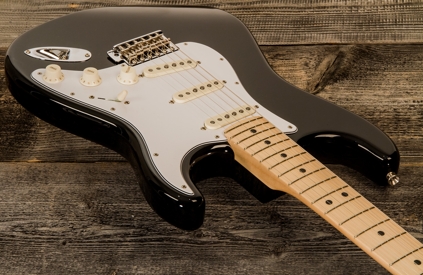 Fender Custom Shop Strat 1969 3s Trem Mn #r123423 - Nos Black - E-Gitarre in Str-Form - Variation 1