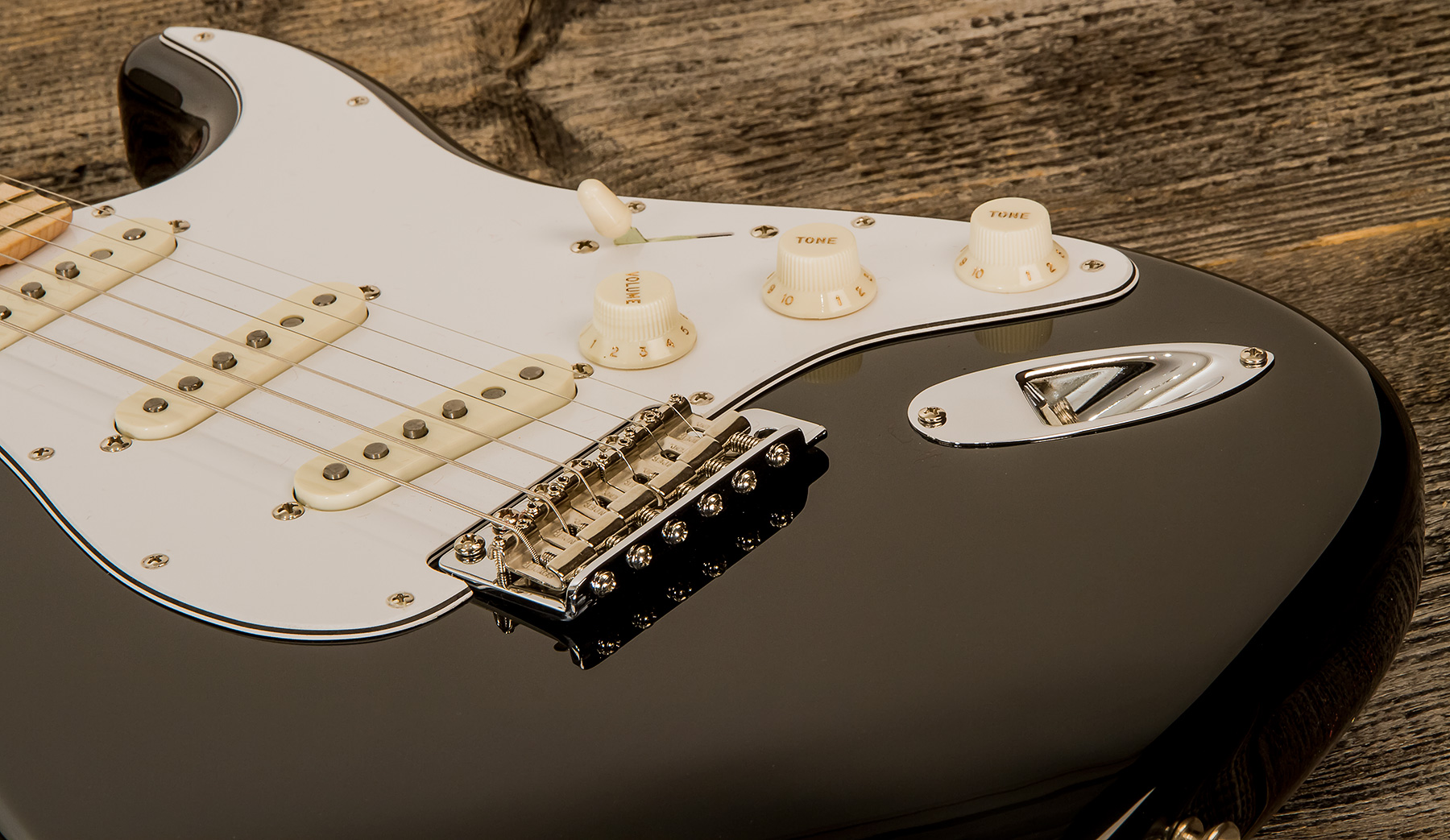 Fender Custom Shop Strat 1969 3s Trem Mn #r123423 - Nos Black - E-Gitarre in Str-Form - Variation 3