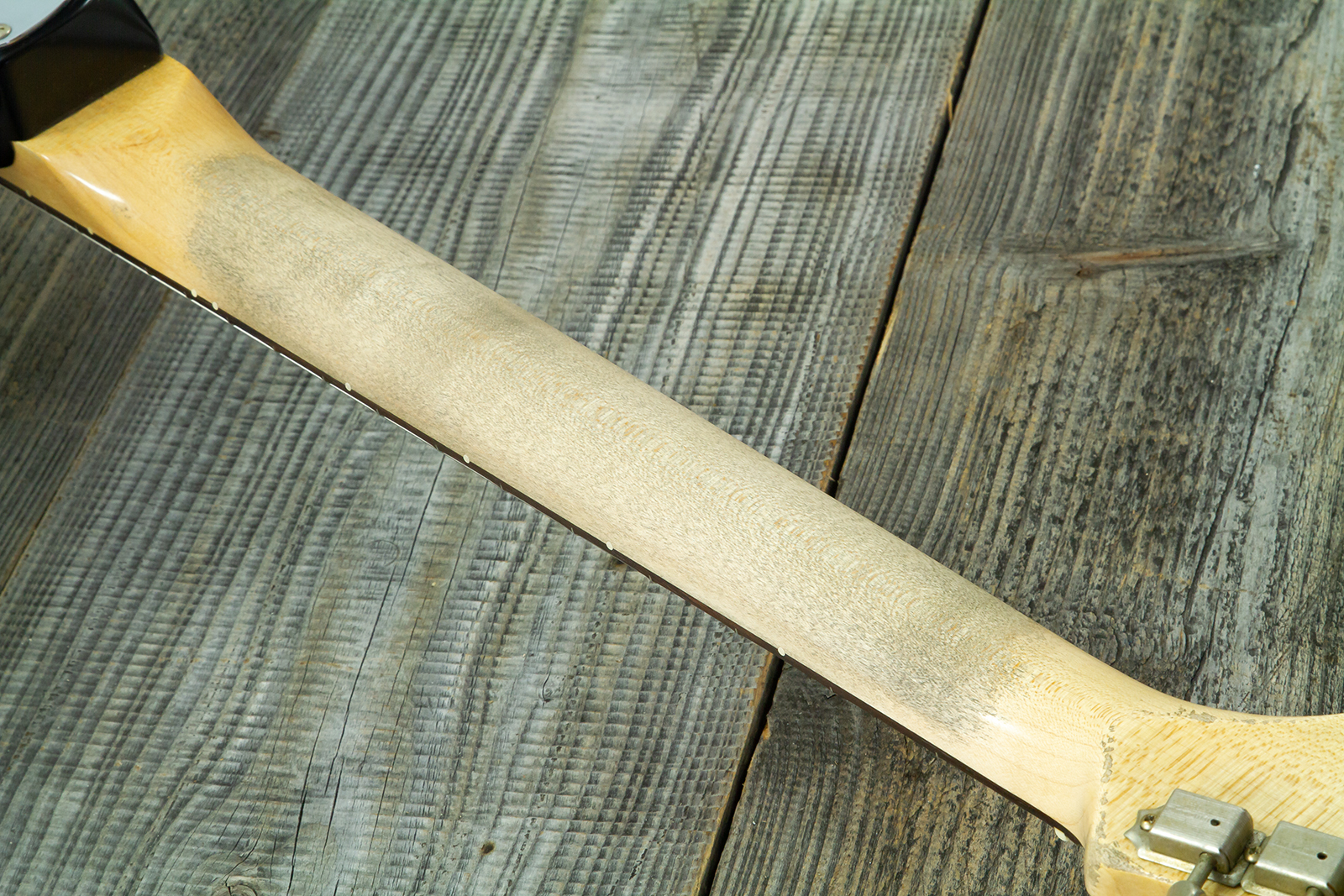 Fender Custom Shop Strat 60s Mb A.hicks 3s Trem Rw #4681 #ah0416 - Relic 3-color Sunburst - E-Gitarre in Str-Form - Variation 11