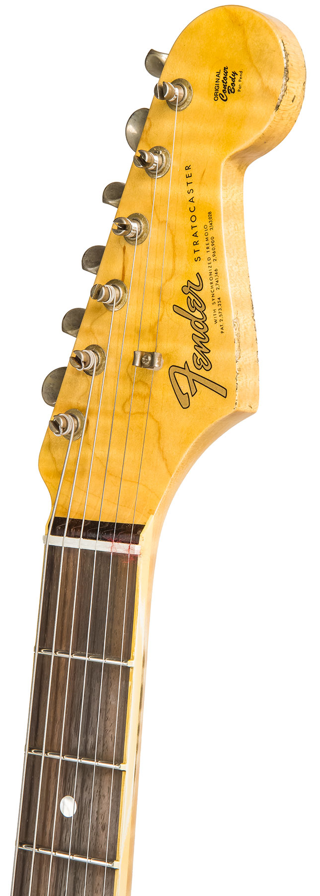 Fender Custom Shop Strat 1965 Ltd Usa Rw #cz548544 - Relic Daphne Blue Sparkle - E-Gitarre in Str-Form - Variation 5