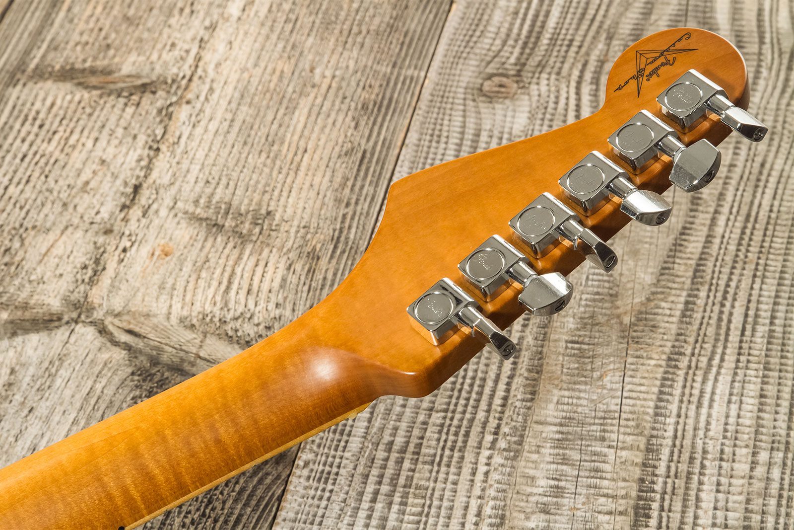 Fender Custom Shop Strat Elite 3s Trem Mn #xn15588 - Nos 3-color Sunburst - E-Gitarre in Str-Form - Variation 8