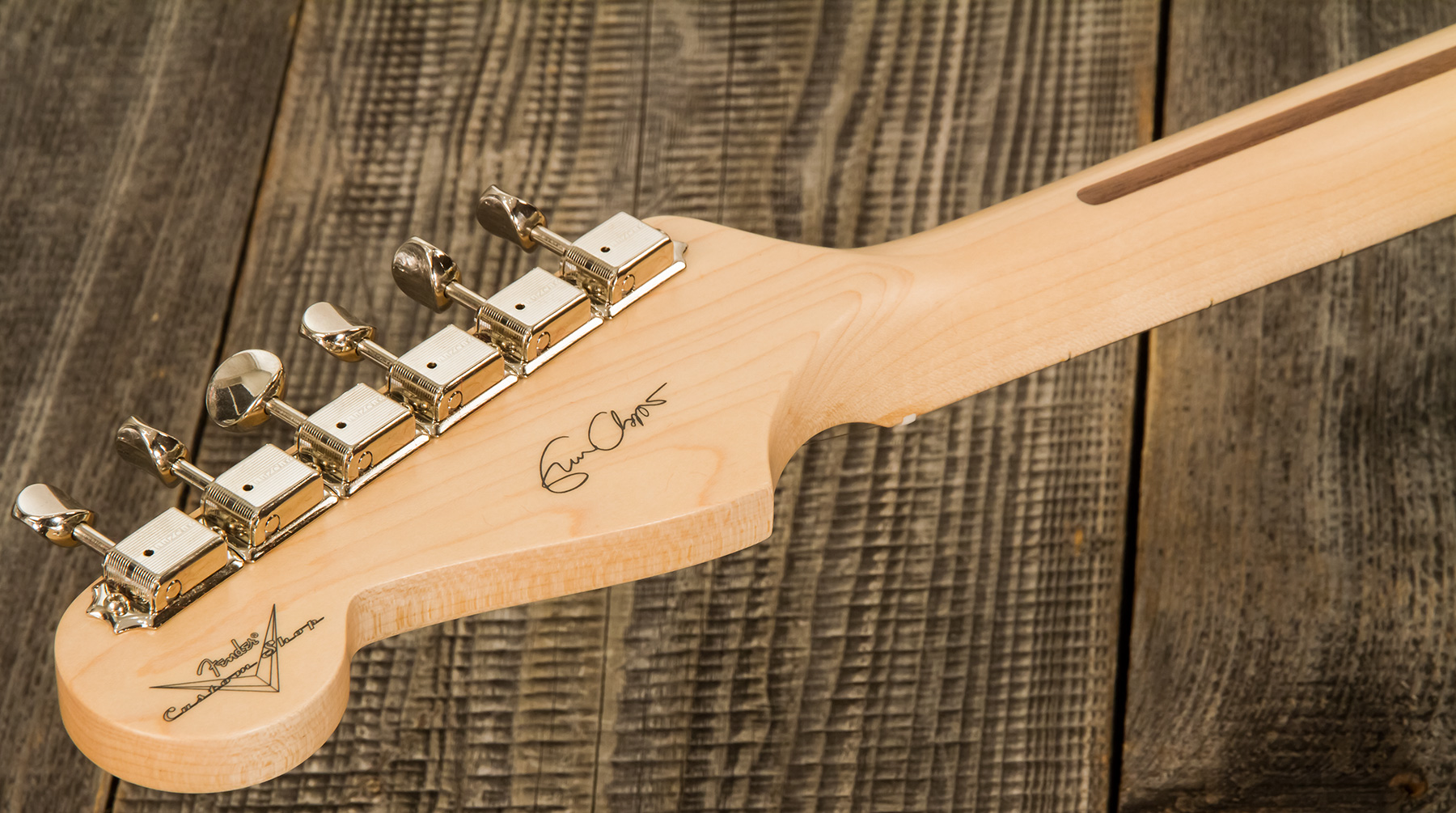 Fender Custom Shop Strat Eric Clapton Signature 3s Trem Mn #cz562539 - Nos Mercedes Blue - E-Gitarre in Str-Form - Variation 9