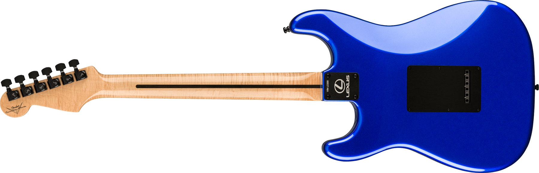 Fender Custom Shop Strat Lexus Lc Ltd 3s Trem Ric #vinlc058 - Structural Blue - E-Gitarre in Str-Form - Variation 1