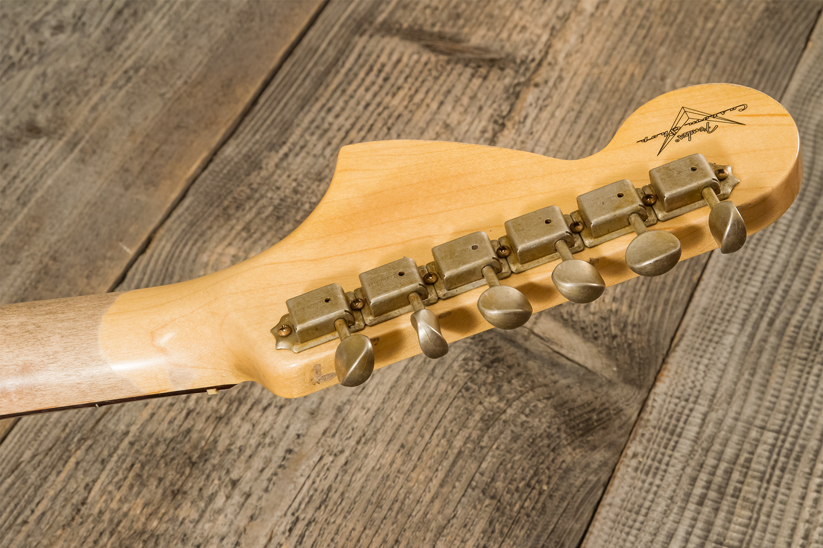 Fender Custom Shop Strat Michael Landau 1968 Signature Trem 3s #r138684 - Relic Black - E-Gitarre in Str-Form - Variation 11