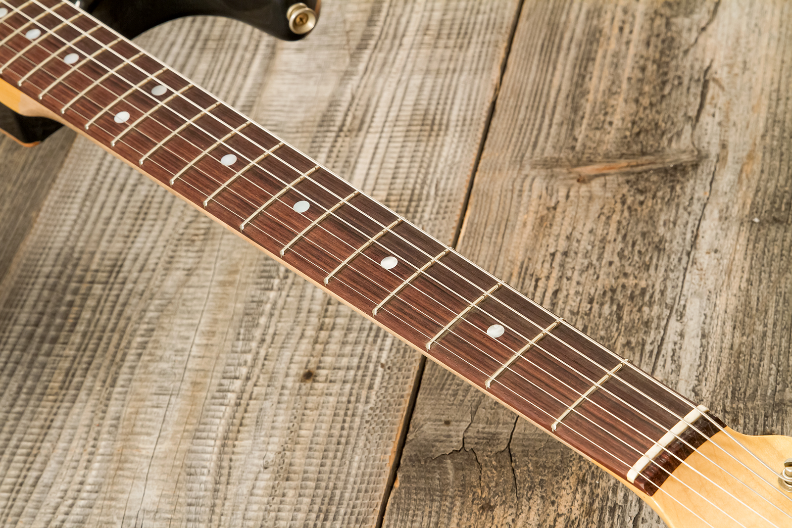 Fender Custom Shop Strat Michael Landau 1968 Signature Trem 3s #r138684 - Relic Black - E-Gitarre in Str-Form - Variation 5