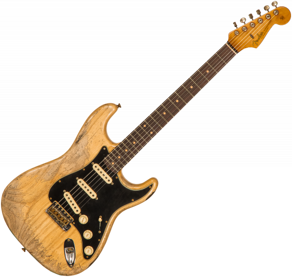 Solidbody e-gitarre Fender Custom Shop Poblano Stratocaster #CZ559111 - Super heavy relic natural