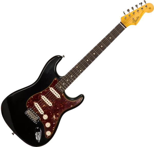 Solidbody e-gitarre Fender Custom Shop Postmodern Stratocaster - Journeyman relic aged black