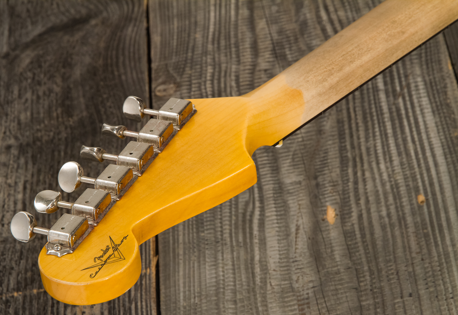Fender Custom Shop Strat Postmodern 3s Trem Rw #xn13616 - Journeyman Relic Aged Black - E-Gitarre in Str-Form - Variation 7