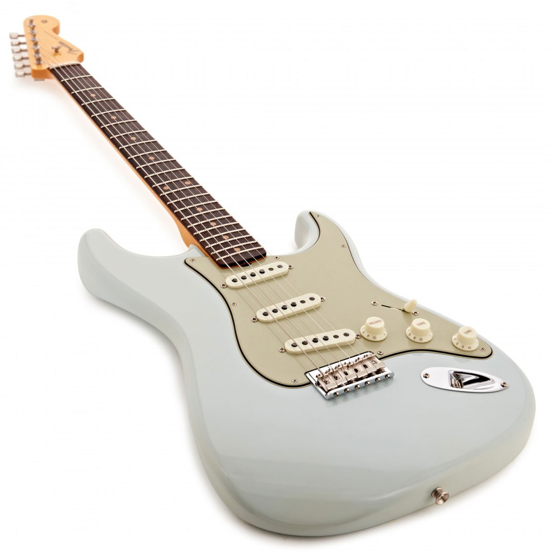 Fender Custom Shop Strat Vintage Custom 1959 Hardtail 3s Ht Rw - Time Capsule Package Sonic Blue - E-Gitarre in Str-Form - Variation 2