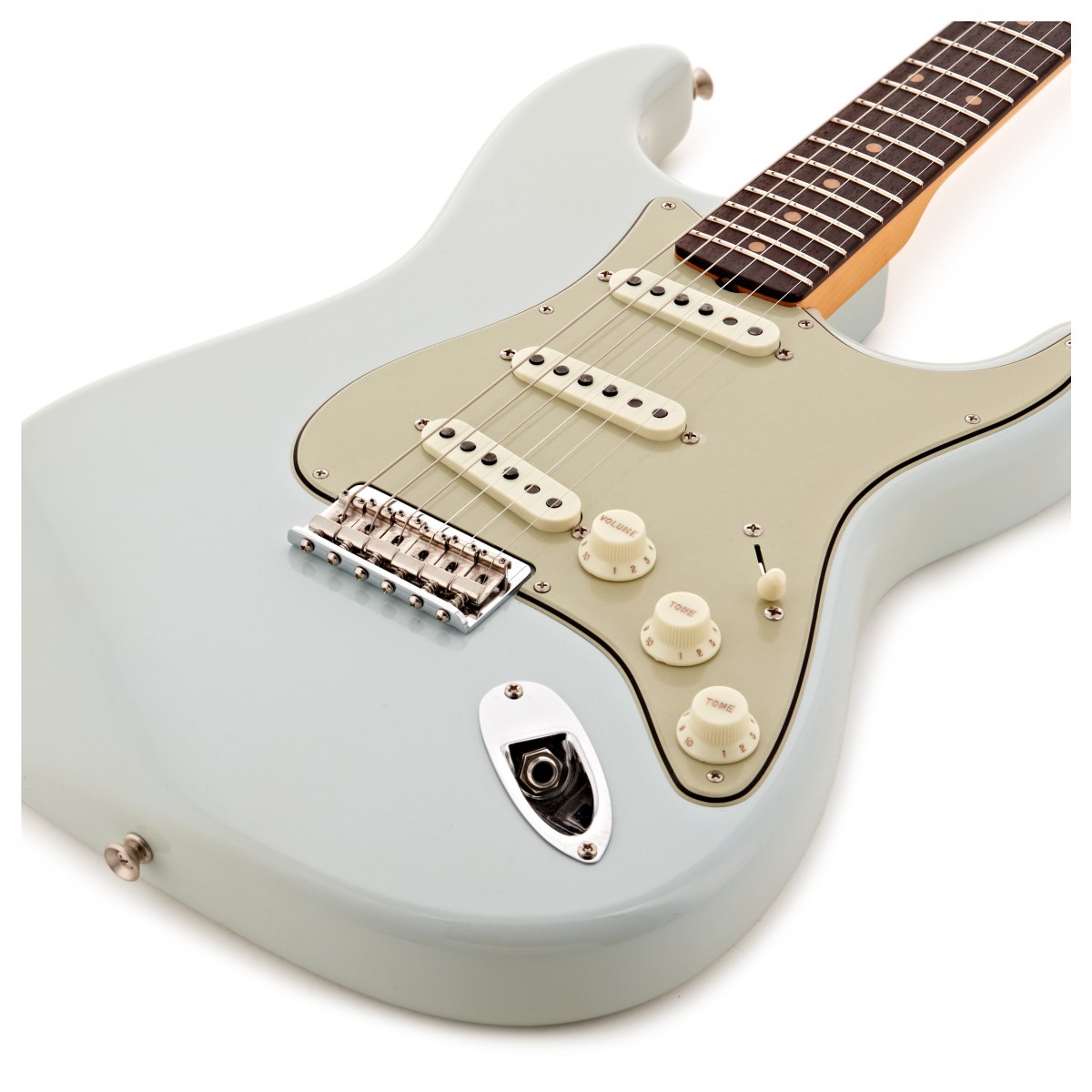 Fender Custom Shop Strat Vintage Custom 1959 Hardtail 3s Ht Rw - Time Capsule Package Sonic Blue - E-Gitarre in Str-Form - Variation 3
