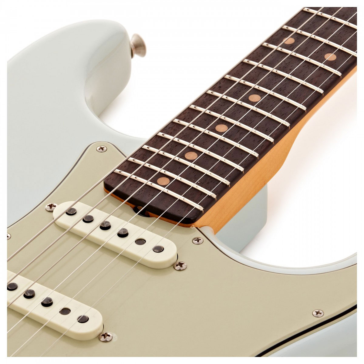 Fender Custom Shop Strat Vintage Custom 1959 Hardtail 3s Ht Rw - Time Capsule Package Sonic Blue - E-Gitarre in Str-Form - Variation 4