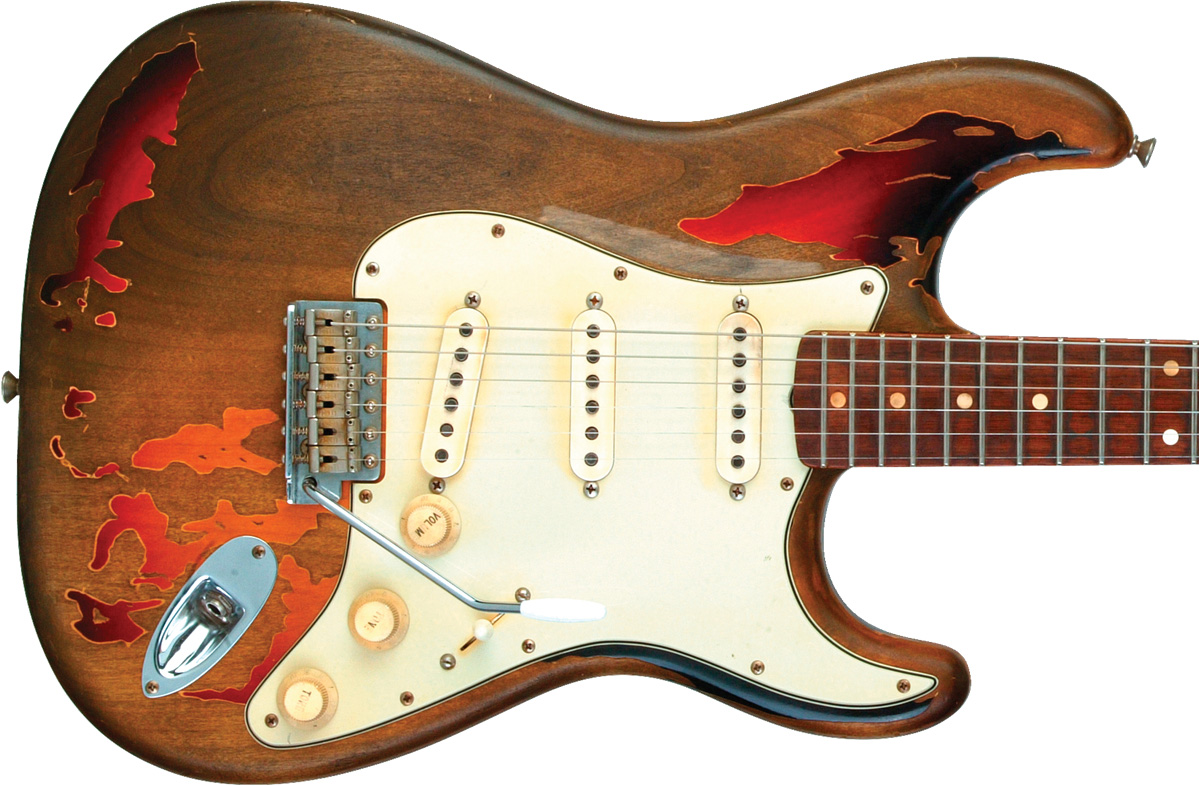 Fender Custom Shop Rory Gallagher Strat Rw - Relic 3-color Sunburst - E-Gitarre in Str-Form - Variation 2
