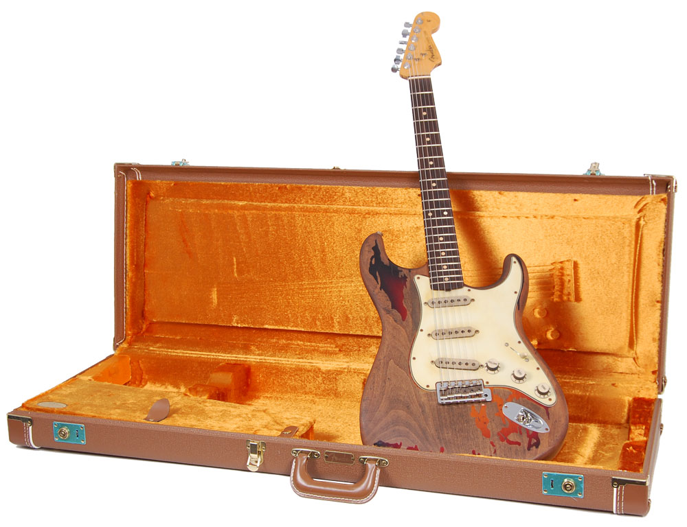 Fender Custom Shop Rory Gallagher Strat Rw - Relic 3-color Sunburst - E-Gitarre in Str-Form - Variation 4