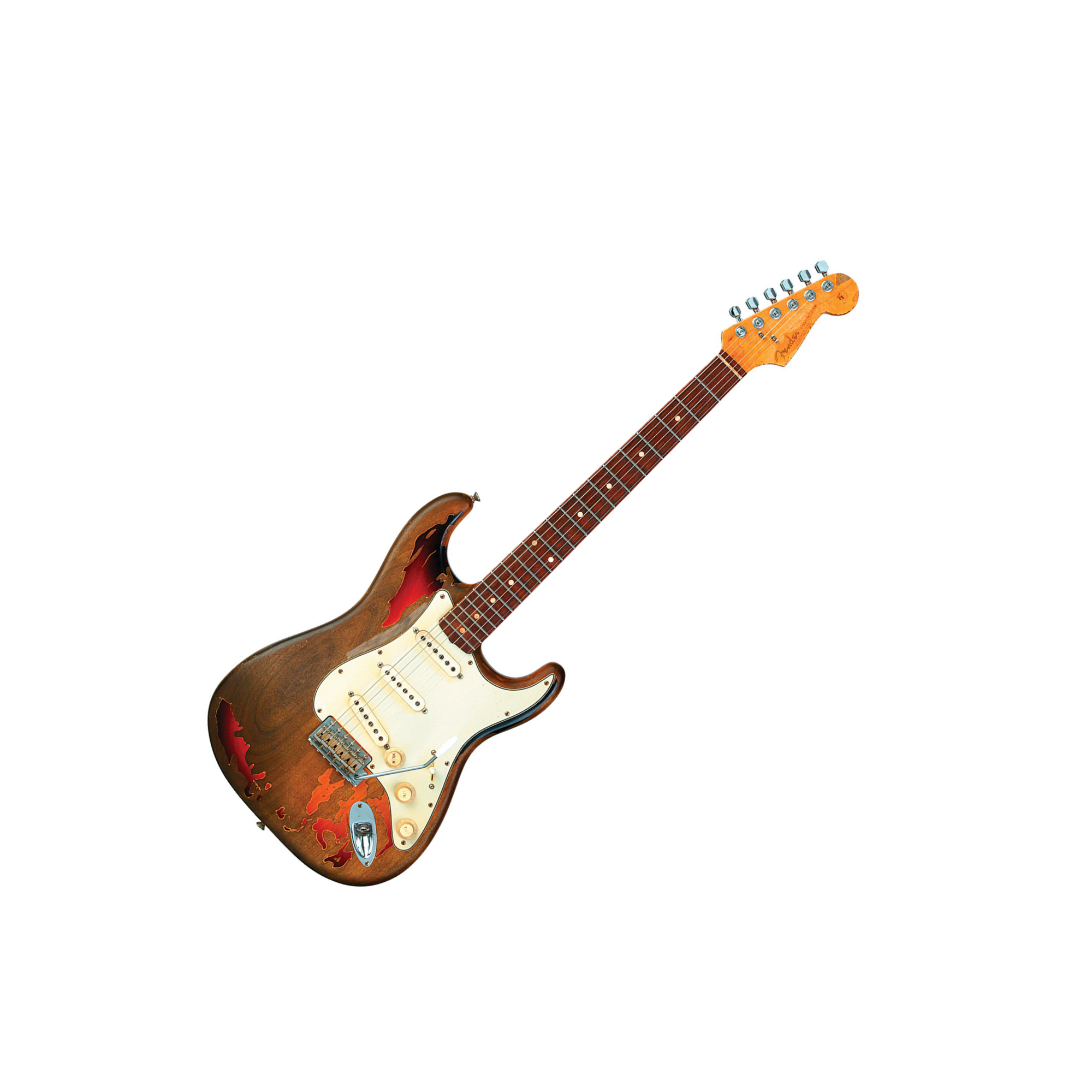 Fender Custom Shop Rory Gallagher Strat Rw - Relic 3-color Sunburst - E-Gitarre in Str-Form - Variation 5