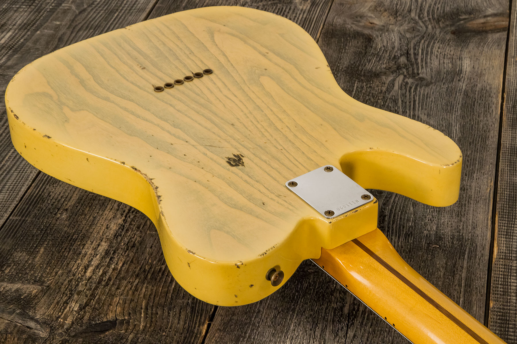 Fender Custom Shop Tele 1950 Masterbuilt J.smith Mn #r111000 - Relic Nocaster Blonde - E-Gitarre in Teleform - Variation 2