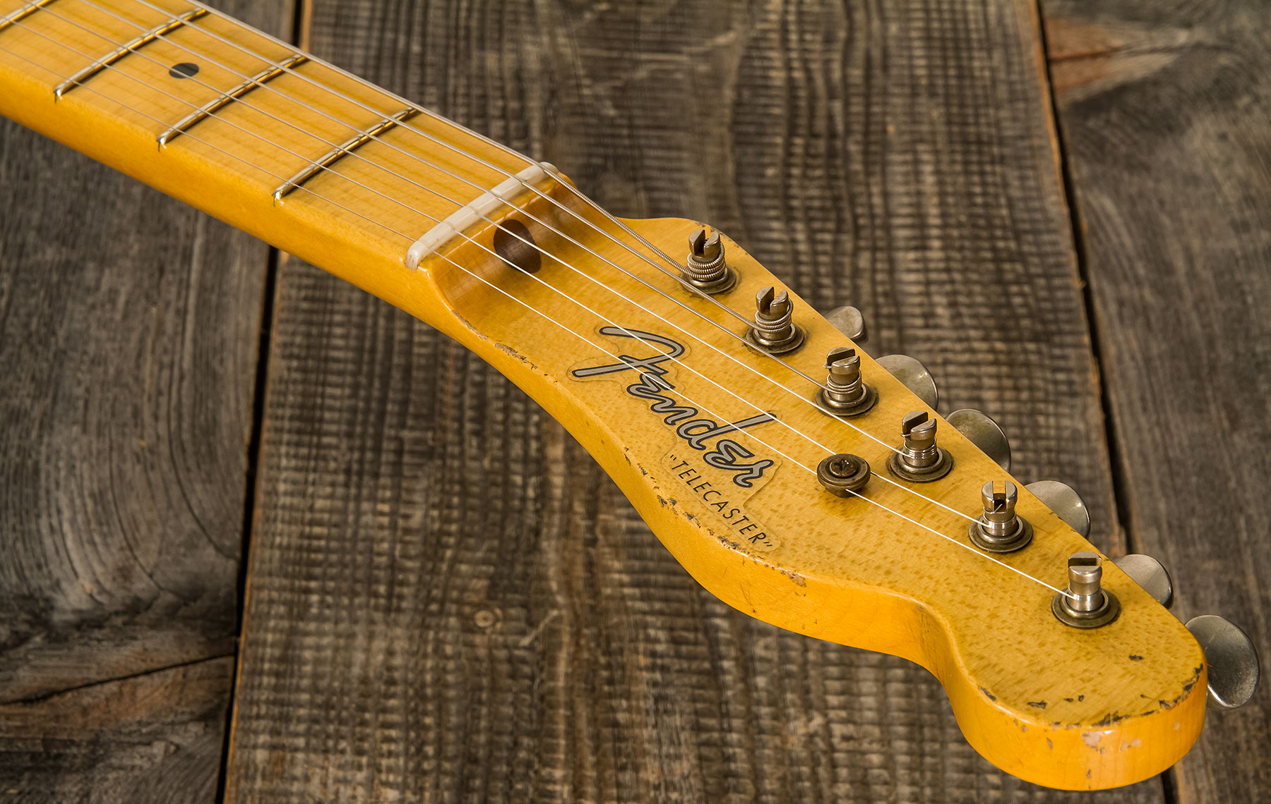Fender Custom Shop Tele 1950 Masterbuilt J.smith Mn #r111000 - Relic Nocaster Blonde - E-Gitarre in Teleform - Variation 4