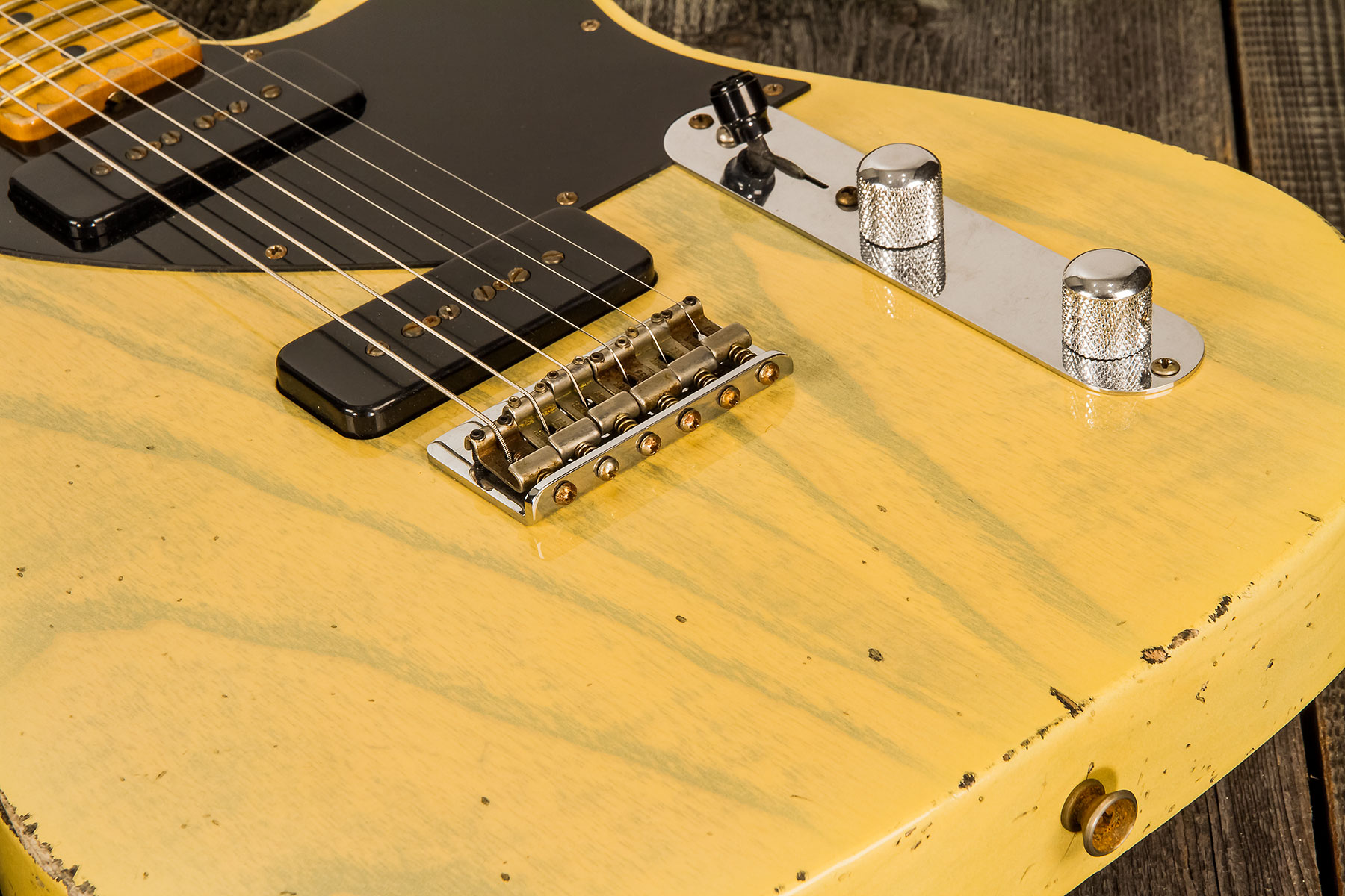 Fender Custom Shop Tele 1950 Masterbuilt J.smith Mn #r116221 - Relic Nocaster Blonde - E-Gitarre in Teleform - Variation 3
