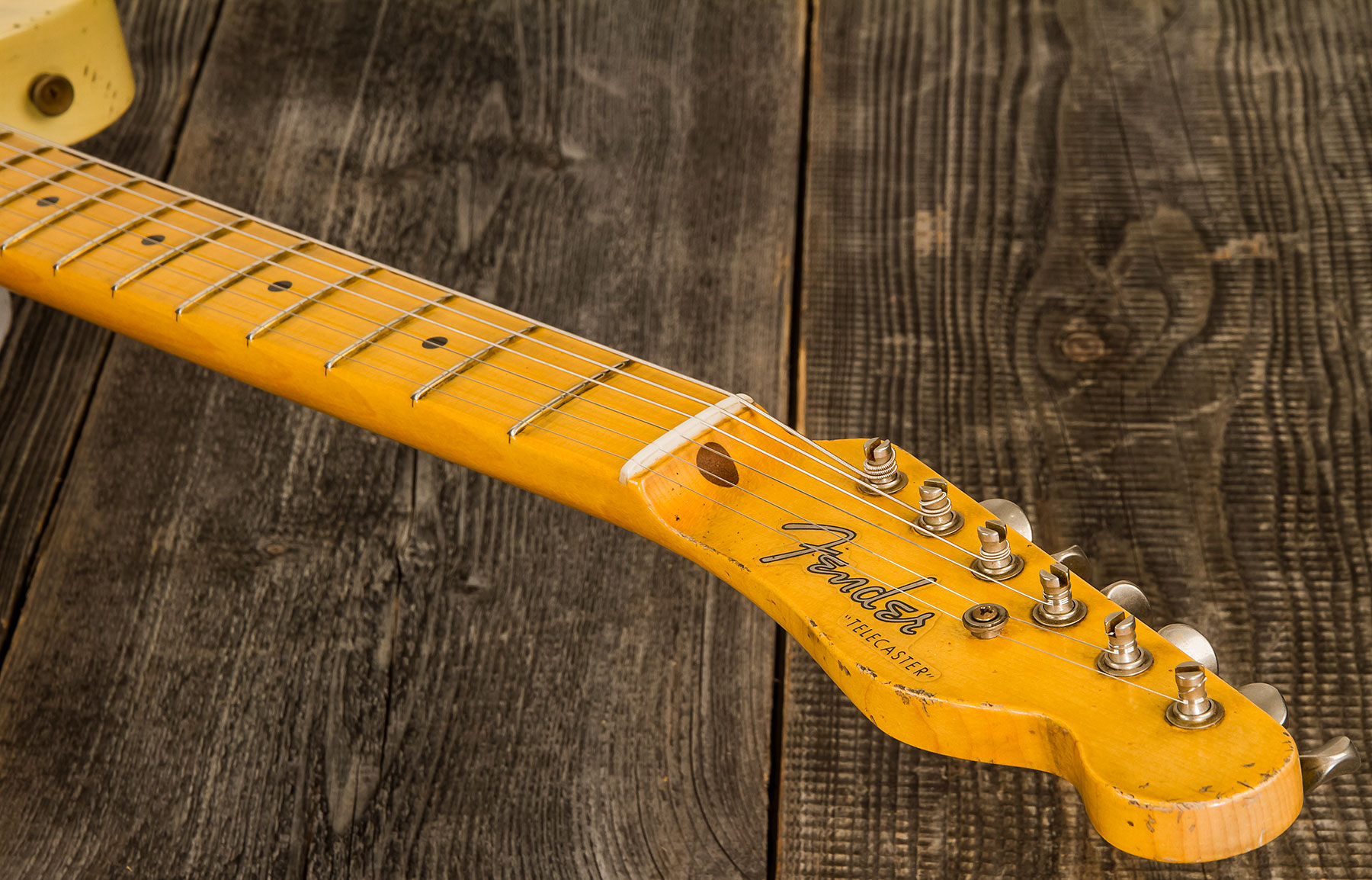 Fender Custom Shop Tele 1950 Masterbuilt J.smith Mn #r116221 - Relic Nocaster Blonde - E-Gitarre in Teleform - Variation 4