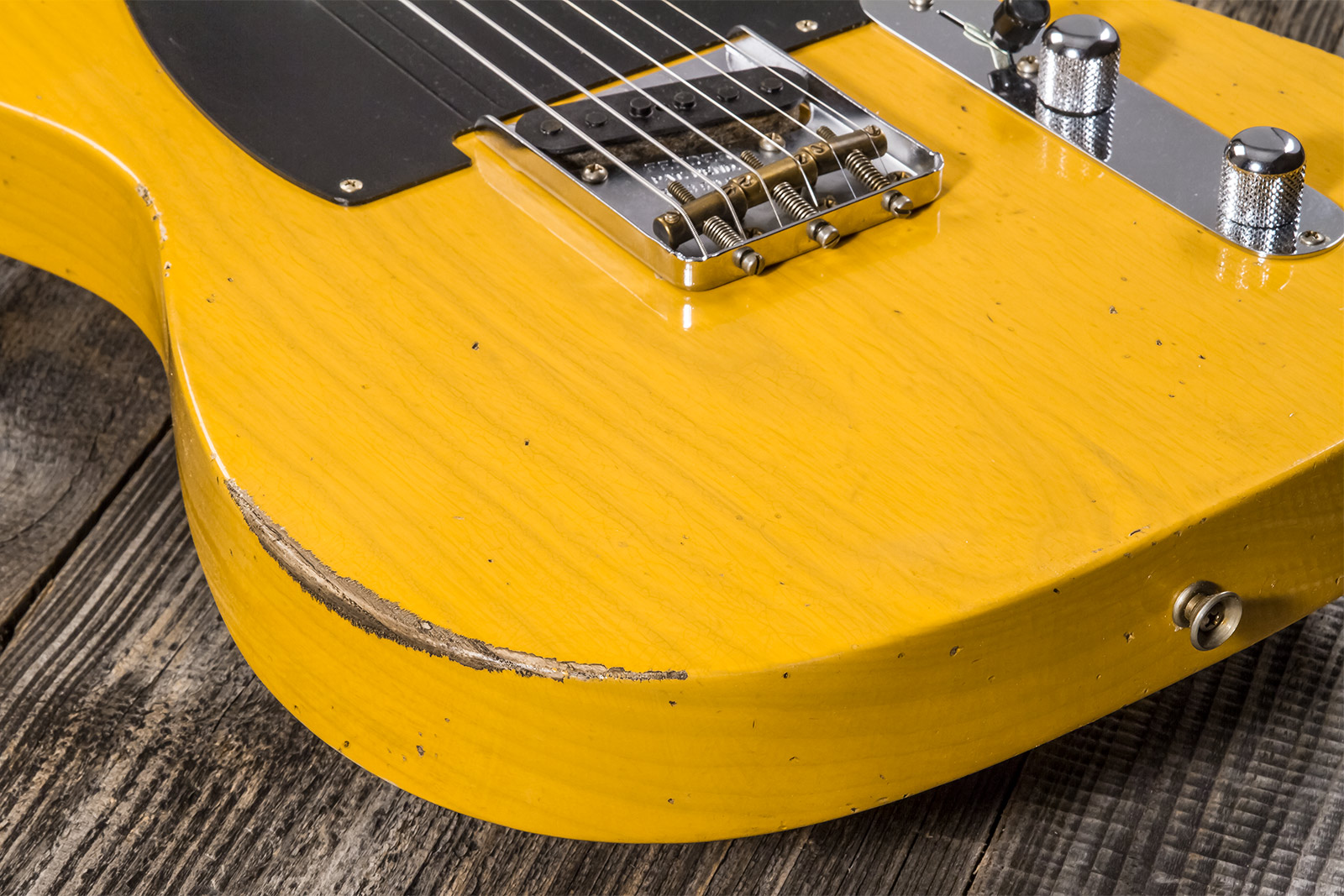 Fender Custom Shop Tele 1952 2s Ht Mn #r135090 - Relic Aged Butterscotch Blonde - E-Gitarre in Teleform - Variation 3