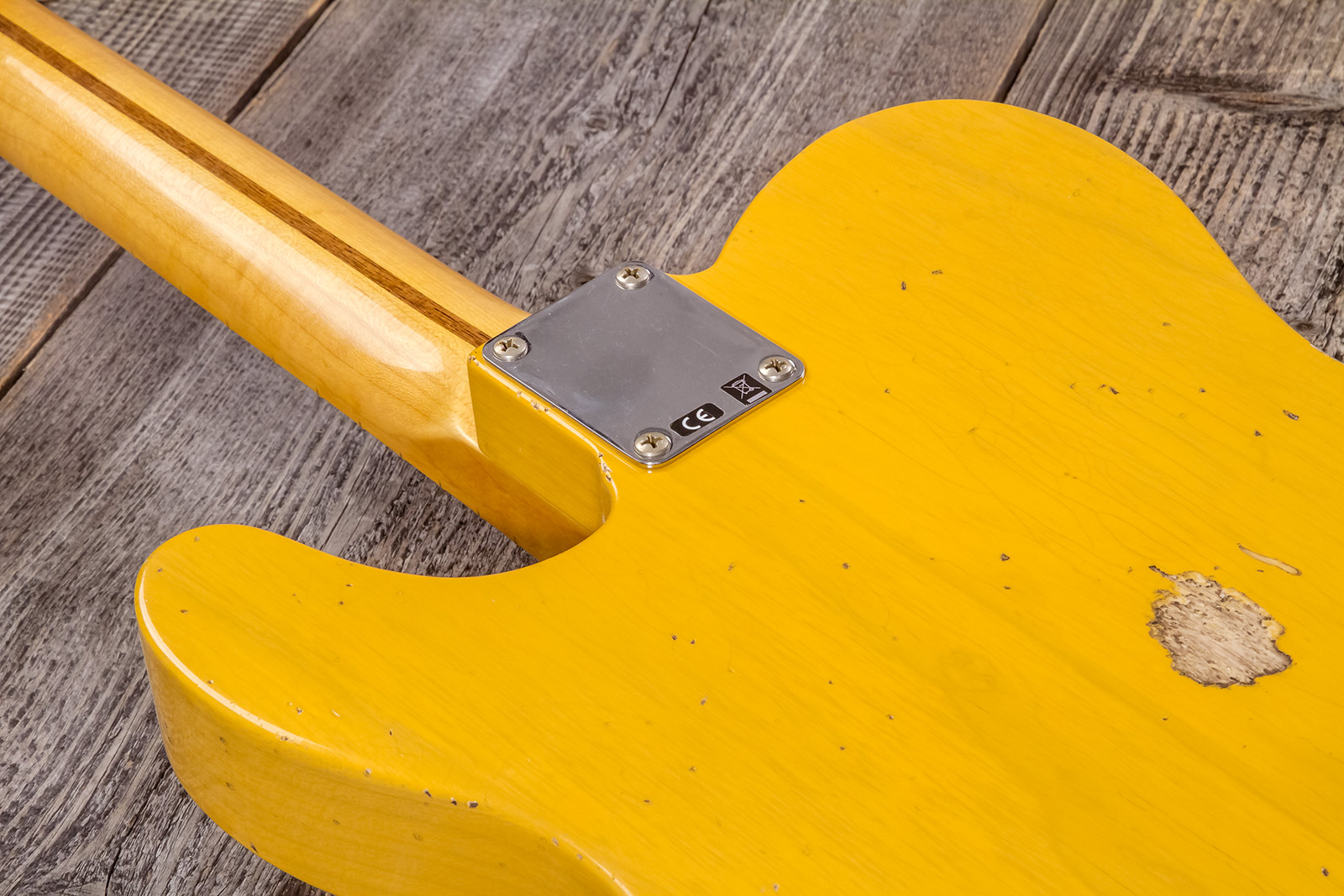 Fender Custom Shop Tele 1952 2s Ht Mn #r135090 - Relic Aged Butterscotch Blonde - E-Gitarre in Teleform - Variation 7