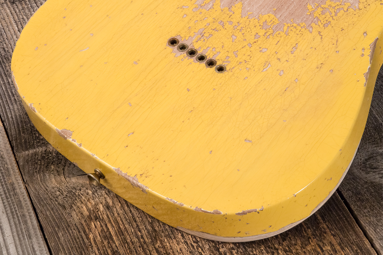 Fender Custom Shop Tele 1952 2s Ht Mn #r136636 - Super Heavy Relic Aged Nocaster Blonde - E-Gitarre in Teleform - Variation 6