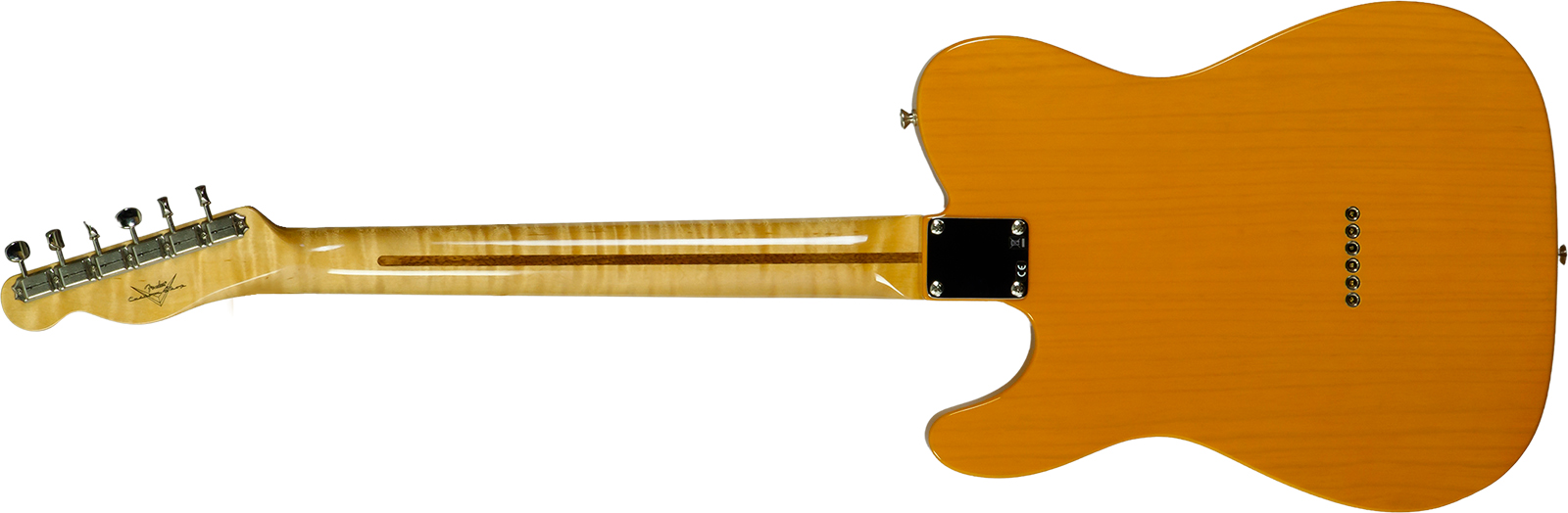 Fender Custom Shop Tele 1952 2s Ht Mn #r150200 - Nos Butterscotch Blonde - E-Gitarre in Teleform - Variation 2