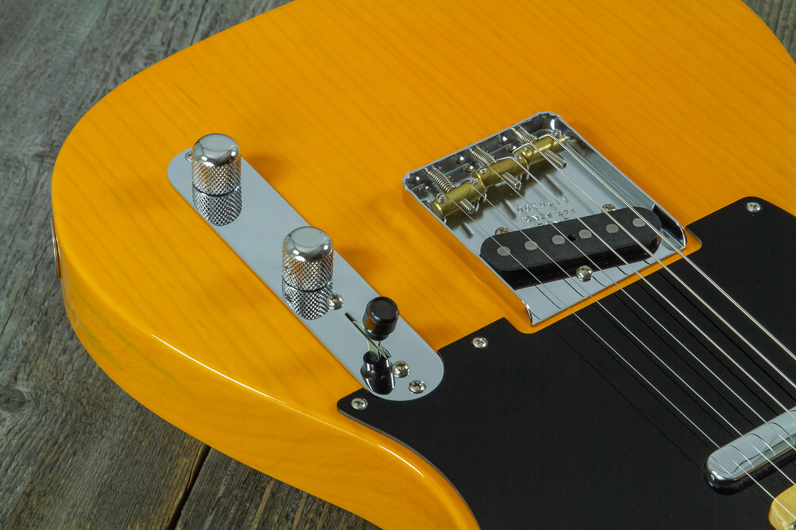 Fender Custom Shop Tele 1952 2s Ht Mn #r150200 - Nos Butterscotch Blonde - E-Gitarre in Teleform - Variation 4