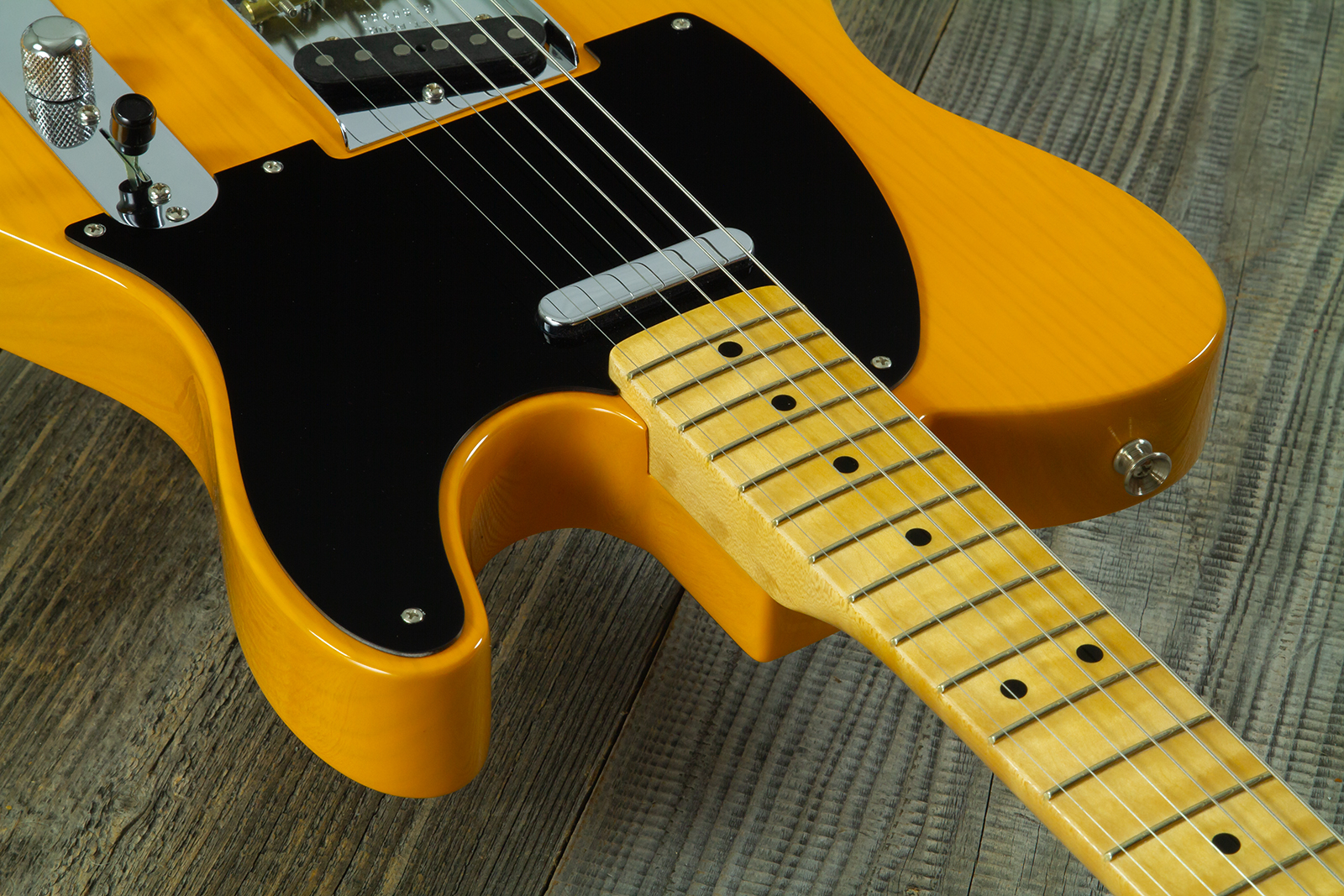 Fender Custom Shop Tele 1952 2s Ht Mn #r150200 - Nos Butterscotch Blonde - E-Gitarre in Teleform - Variation 5