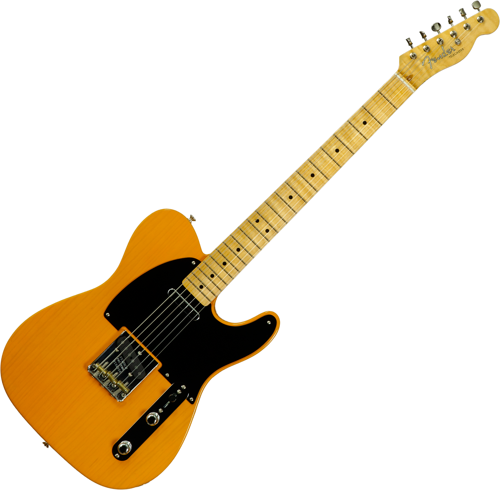 Fender Custom Shop Tele 1952 2s Ht Mn #r150200 - Nos Butterscotch Blonde - E-Gitarre in Teleform - Variation 1