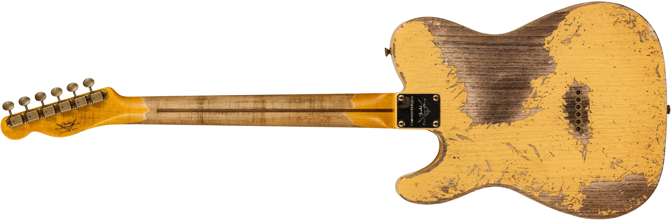 Fender Custom Shop Tele 1953 2s Ht Mn #126760 - Super Heavy Relic Natural Blonde - E-Gitarre in Str-Form - Variation 2