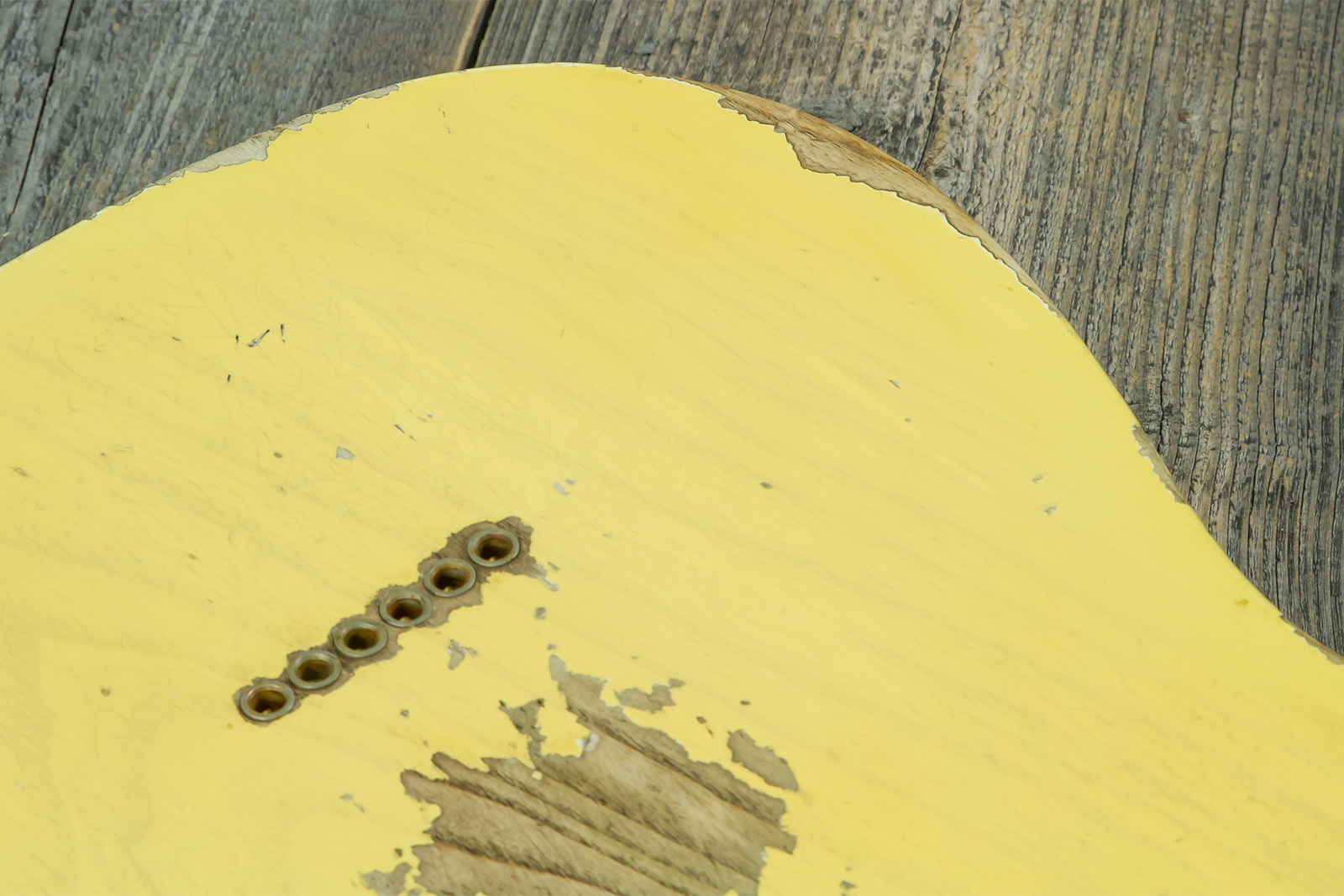 Fender Custom Shop Tele 1953 2s Ht Mn #r126760 - Heavy Relic Nocaster Blonde - E-Gitarre in Teleform - Variation 9