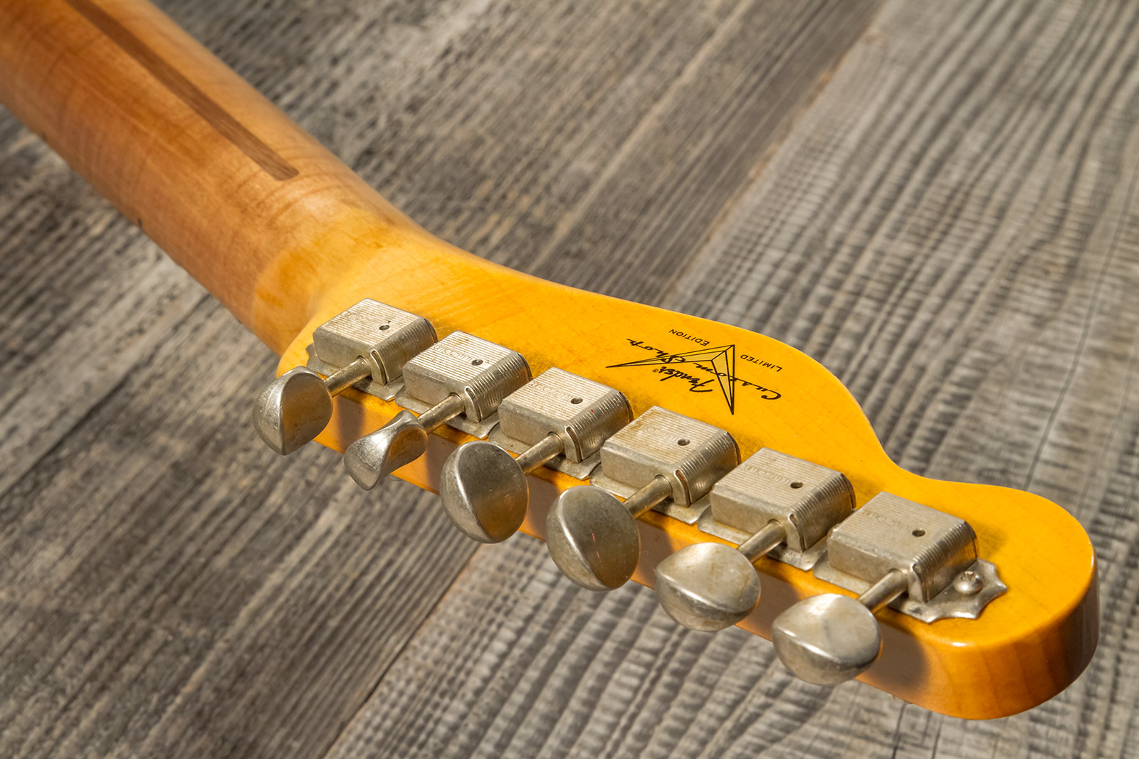 Fender Custom Shop Tele 1953 2s Ht Mn #r126793 - Journeyman Relic Aged Nocaster Blonde - E-Gitarre in Teleform - Variation 10