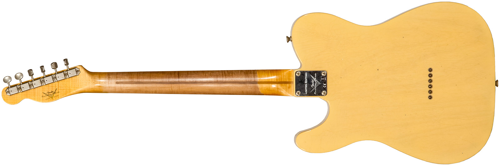 Fender Custom Shop Tele 1953 2s Ht Mn #r126793 - Journeyman Relic Aged Nocaster Blonde - E-Gitarre in Teleform - Variation 1
