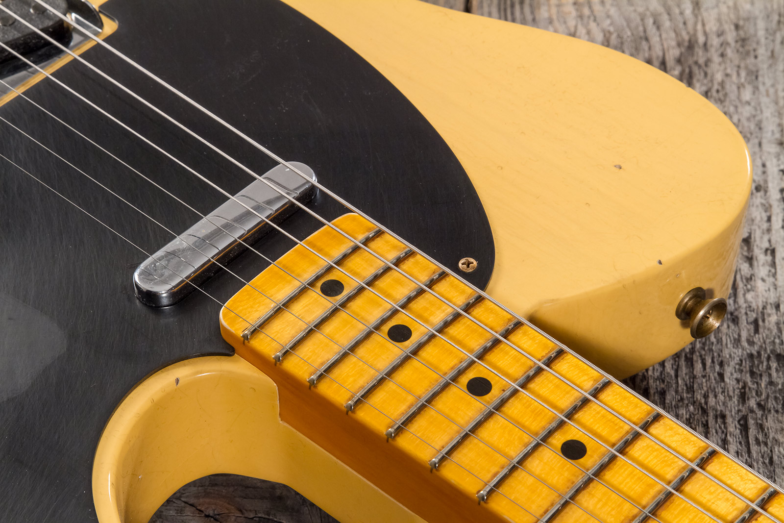 Fender Custom Shop Tele 1953 2s Ht Mn #r128606 - Journeyman Relic Aged Nocaster Blonde - E-Gitarre in Teleform - Variation 3