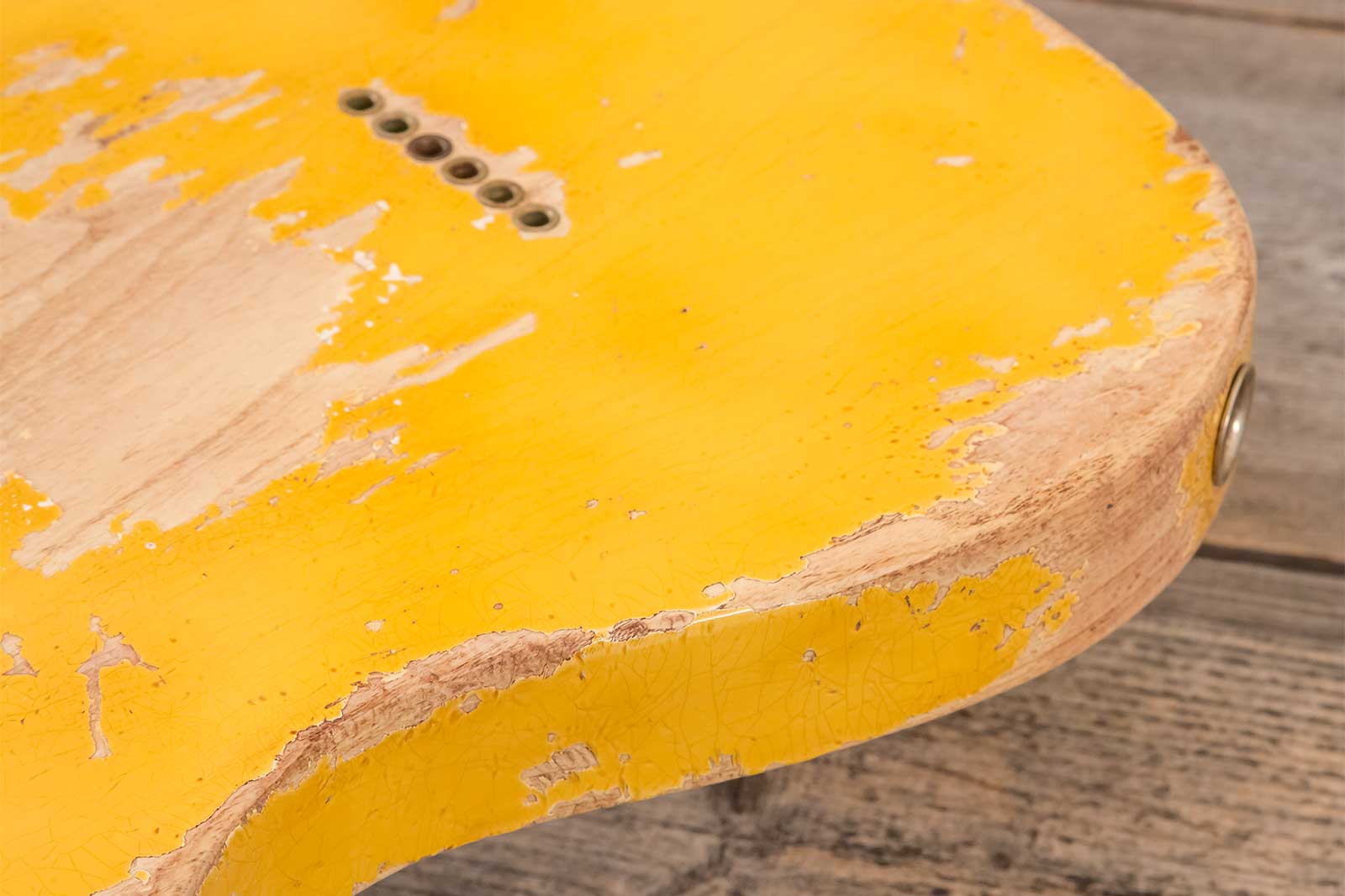 Fender Custom Shop Tele 1953 2s Ht Mn #r128654 - Super Heavy Relic Natural Blonde - E-Gitarre in Str-Form - Variation 8