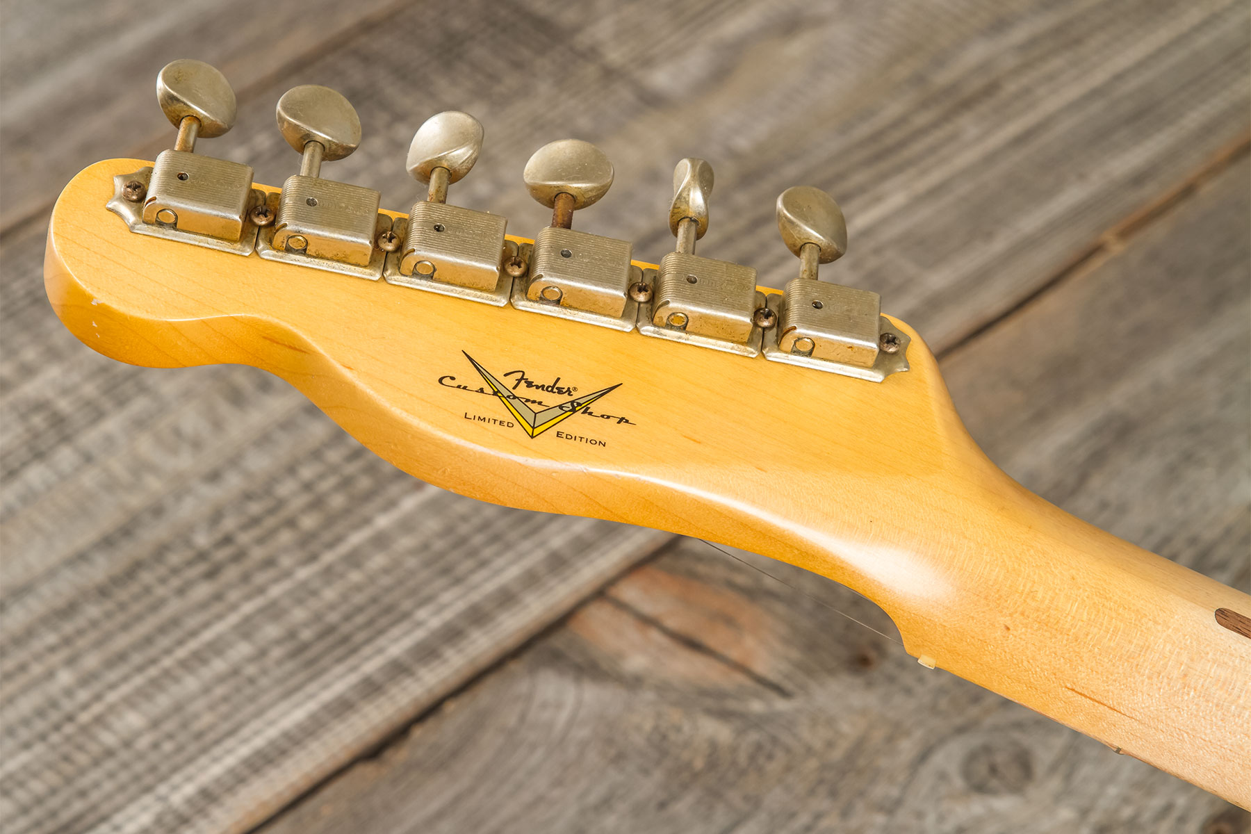 Fender Custom Shop Tele 1955 2s Ht Mn #cz580065 - Journeyman Relic Natural Blonde - E-Gitarre in Str-Form - Variation 10