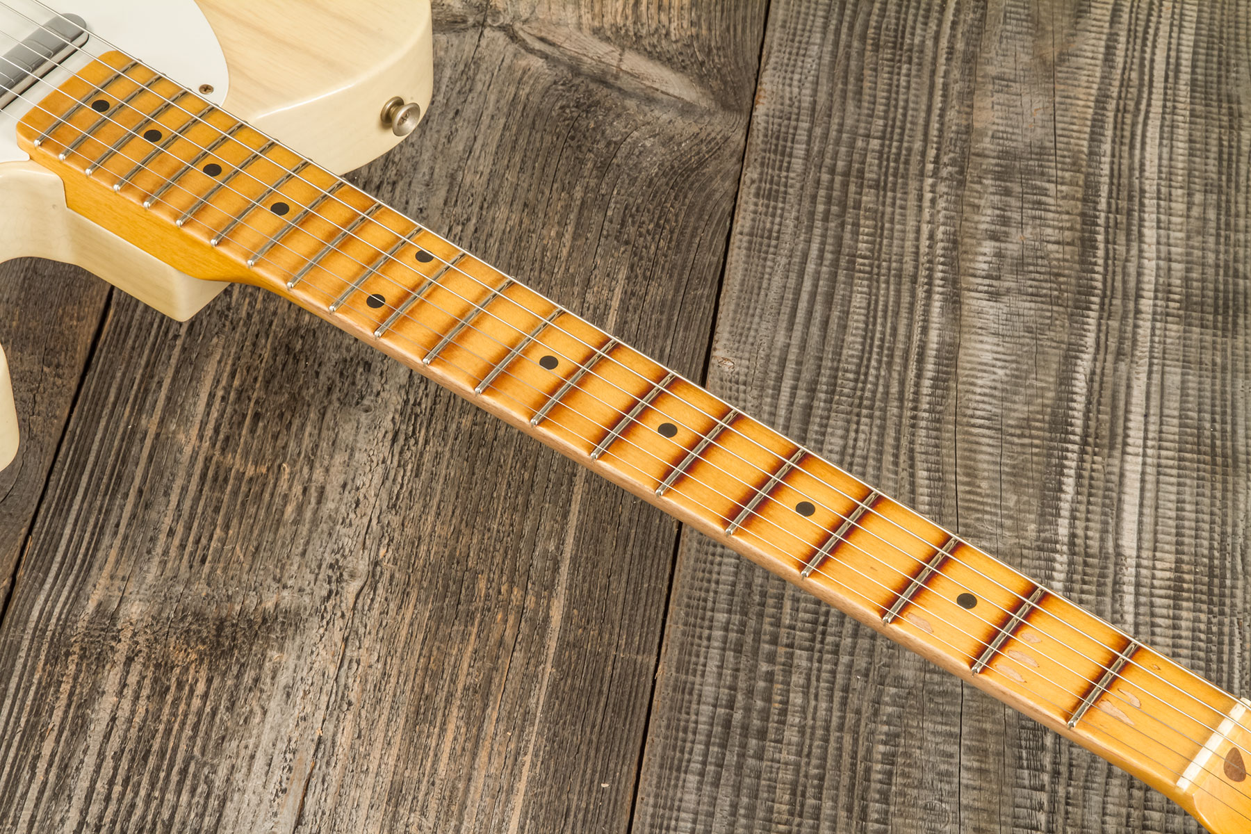 Fender Custom Shop Tele 1955 2s Ht Mn #cz580065 - Journeyman Relic Natural Blonde - E-Gitarre in Str-Form - Variation 5