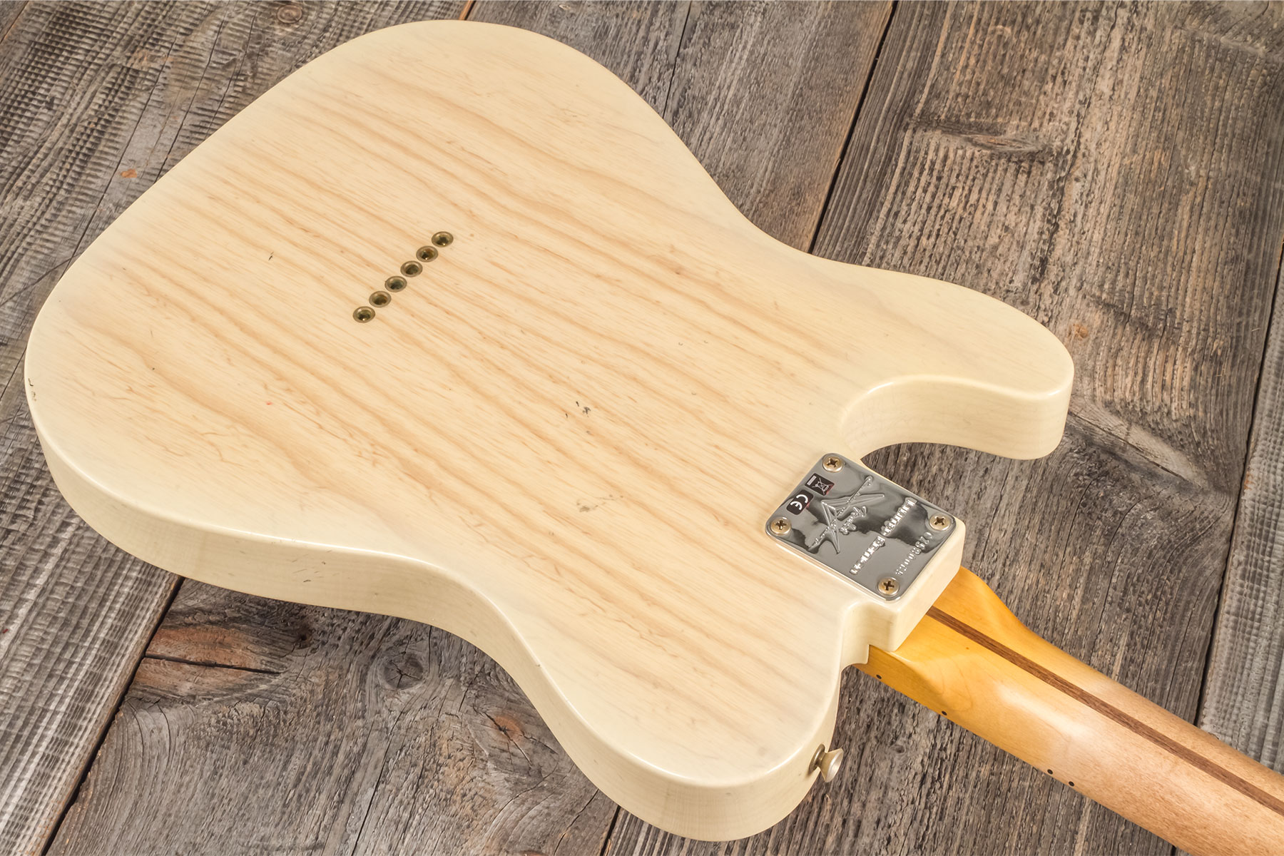 Fender Custom Shop Tele 1955 2s Ht Mn #cz580065 - Journeyman Relic Natural Blonde - E-Gitarre in Str-Form - Variation 6