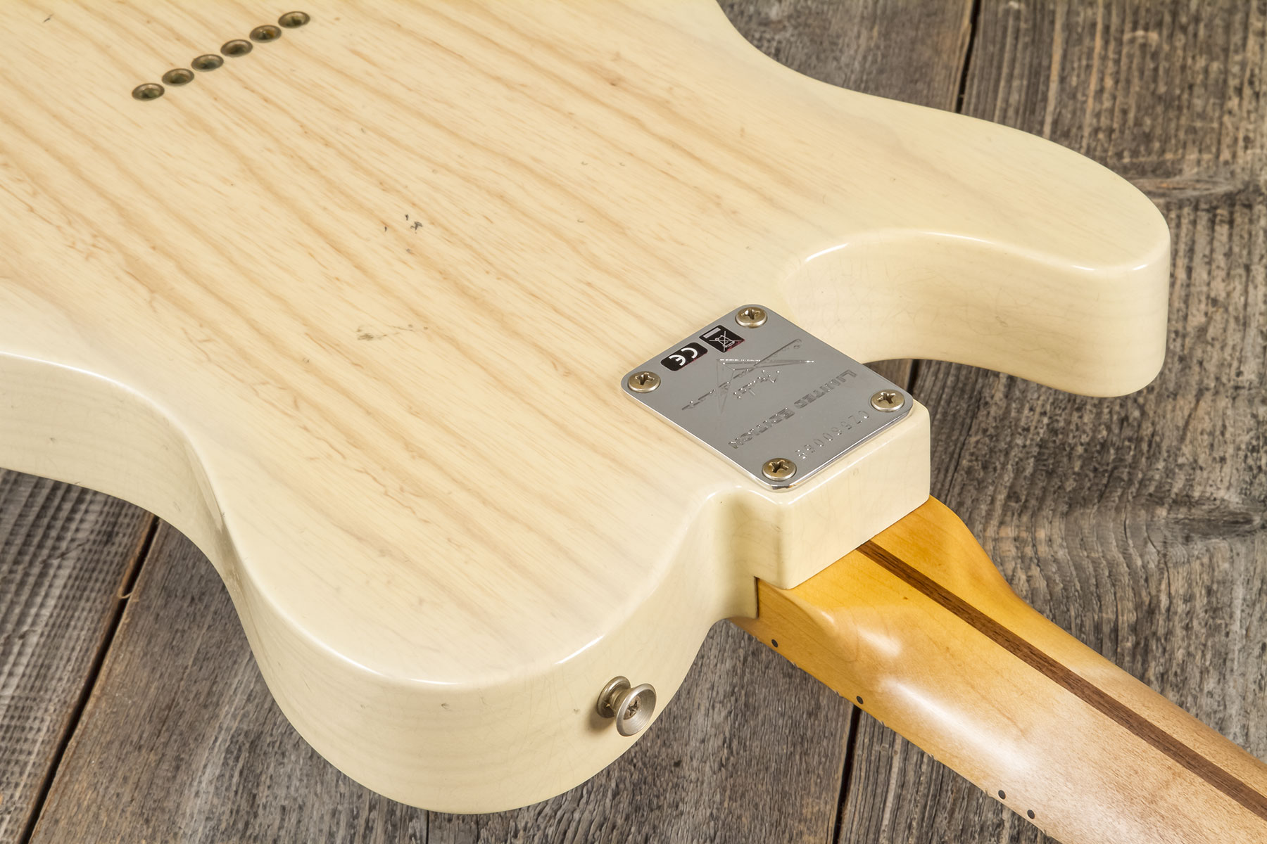 Fender Custom Shop Tele 1955 2s Ht Mn #cz580065 - Journeyman Relic Natural Blonde - E-Gitarre in Str-Form - Variation 7