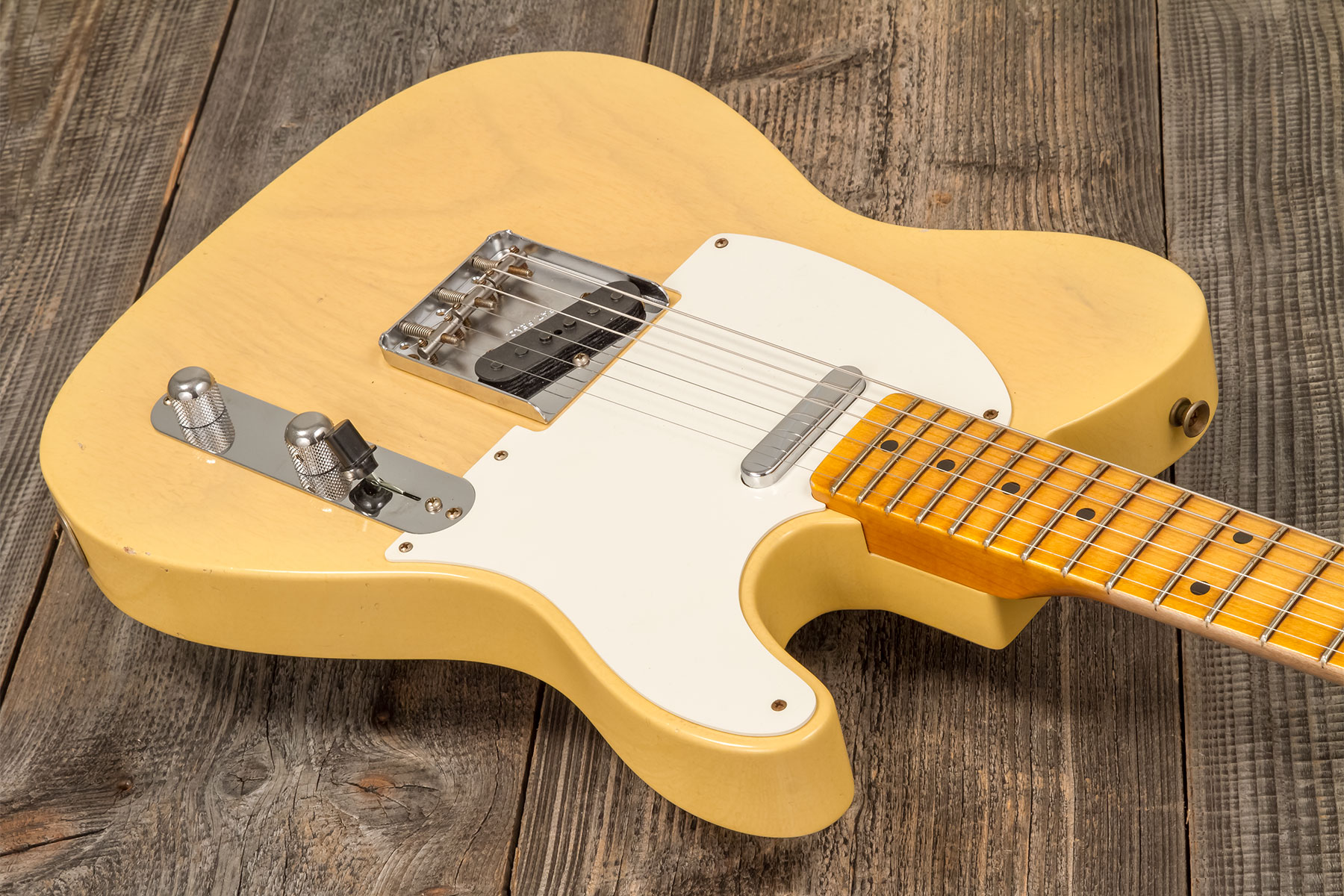 Fender Custom Shop Tele 1955 Ltd 2s Ht Mn #cz579629 - Journeyman Relic Natural Blonde - E-Gitarre in Teleform - Variation 2