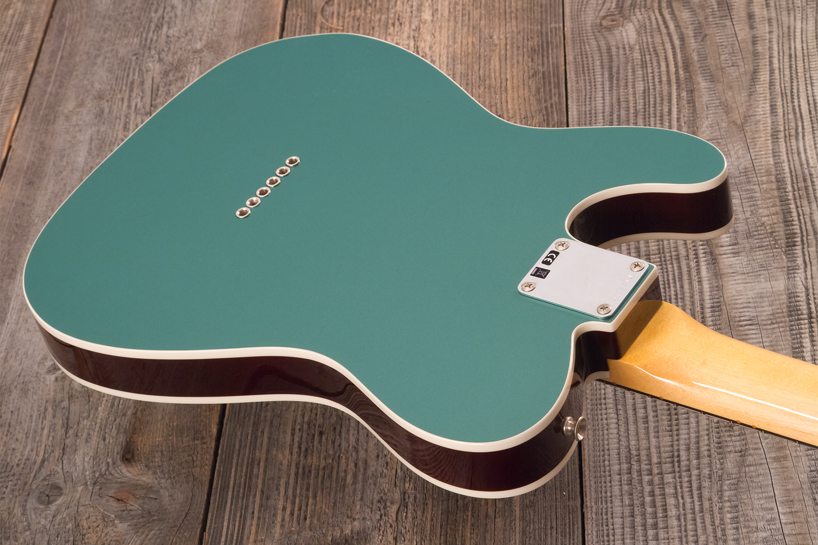 Fender Custom Shop Tele 1959 Custom 2s Ht Rw #r146032 - Time Capsule Sherwood Metallic - E-Gitarre in Teleform - Variation 7
